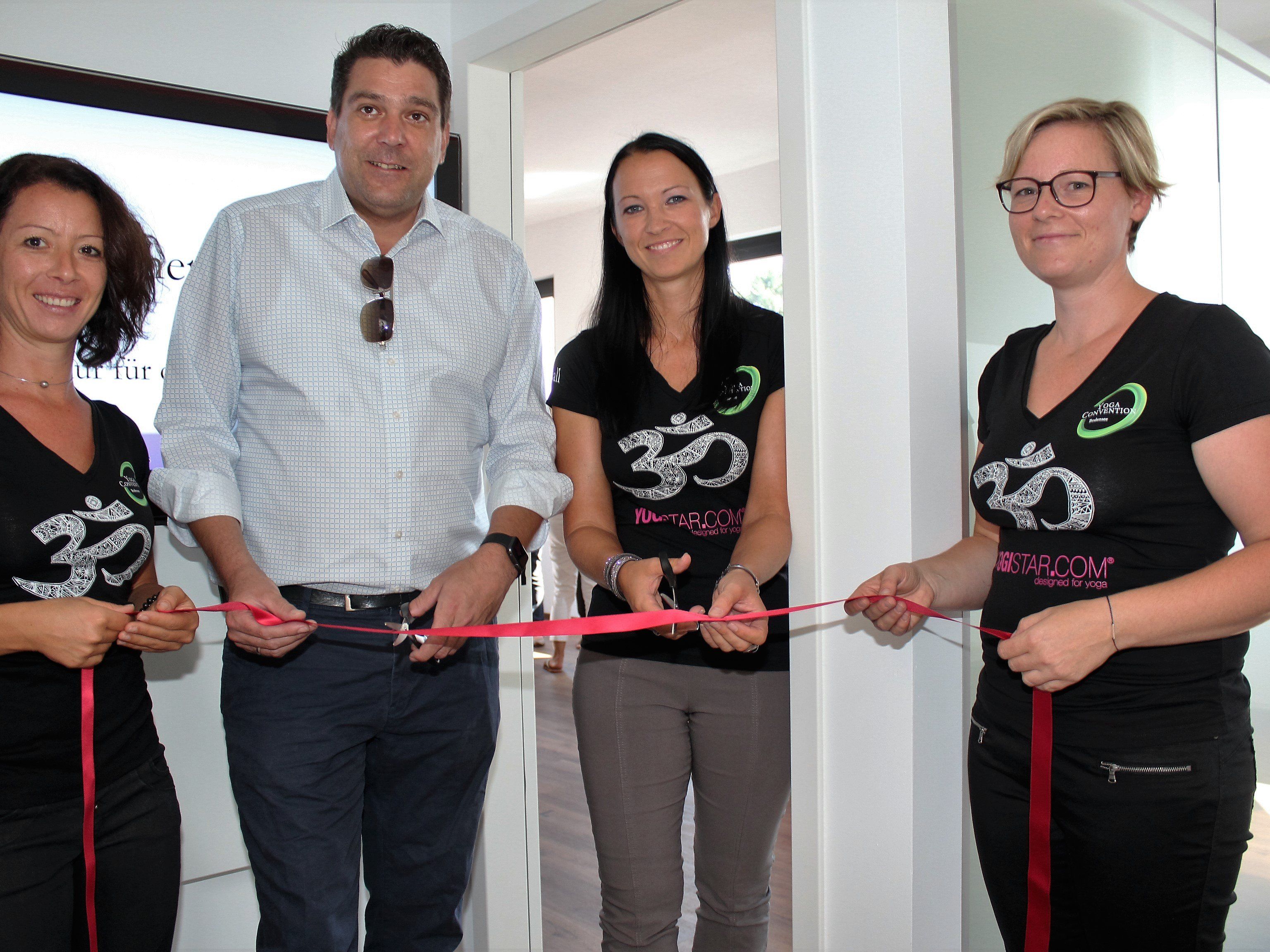 Annette Heinzle, Bgm. Harald Köhlmeier, Daniela Metelko und Katharina Sigmund. Annette Heinzle, Bgm. Harald Köhlmeier, Daniela Metelko und Katharina Sigmund.