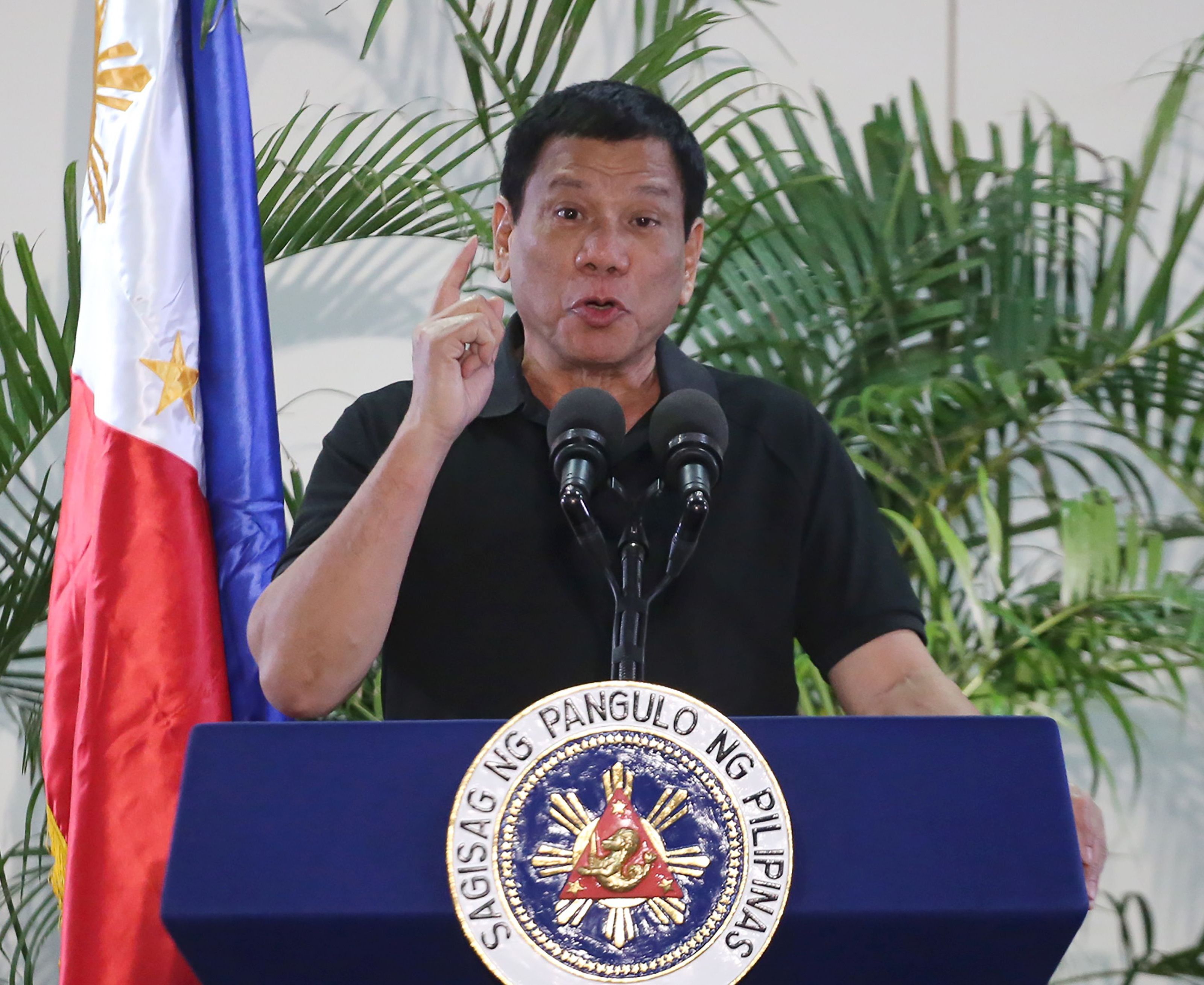 Das philippinische Staatsoberhaupt tätigt immer wieder schockierende Aussagen. Das philippinische Staatsoberhaupt tätigt immer wieder schockierende Aussagen.