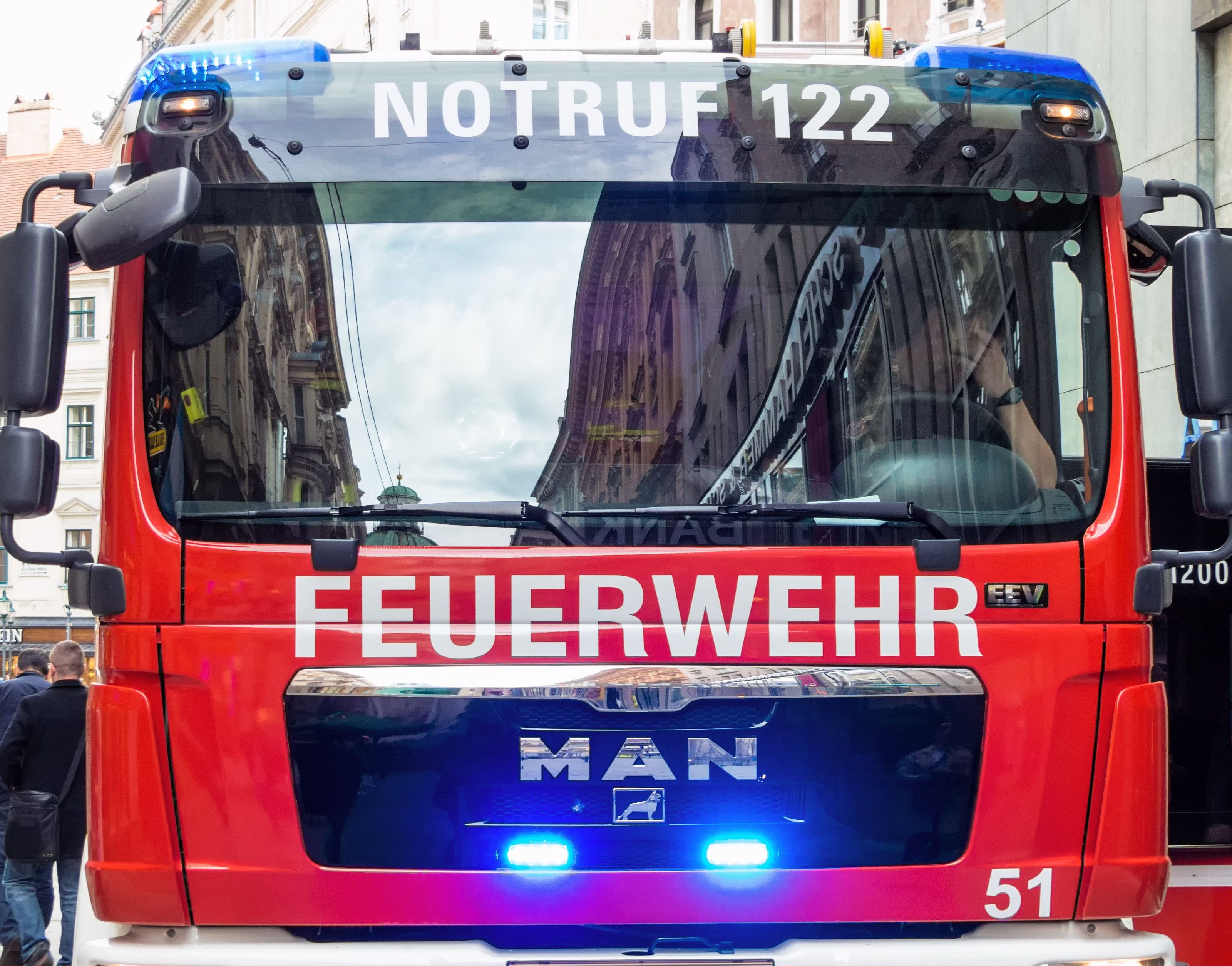 Die Frau erlitt einen Schock Die Frau erlitt einen Schock