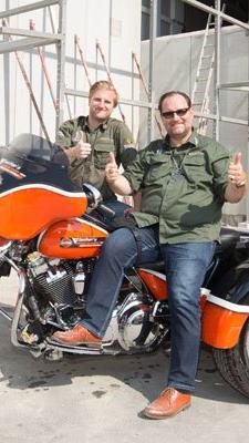 Das Fischer's Harley-Davidson-Wien lädt zum VIP-Opening.