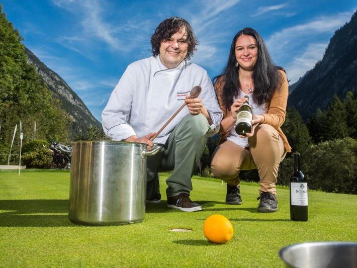 Haben den Brandner Golfclub zur kulinarischen Topadresse gemacht: Gabriella Schedler und Angel Domingo Jabonero.