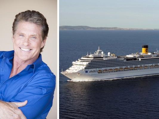 David Hasselhoff geht auf See. David Hasselhoff geht auf See.