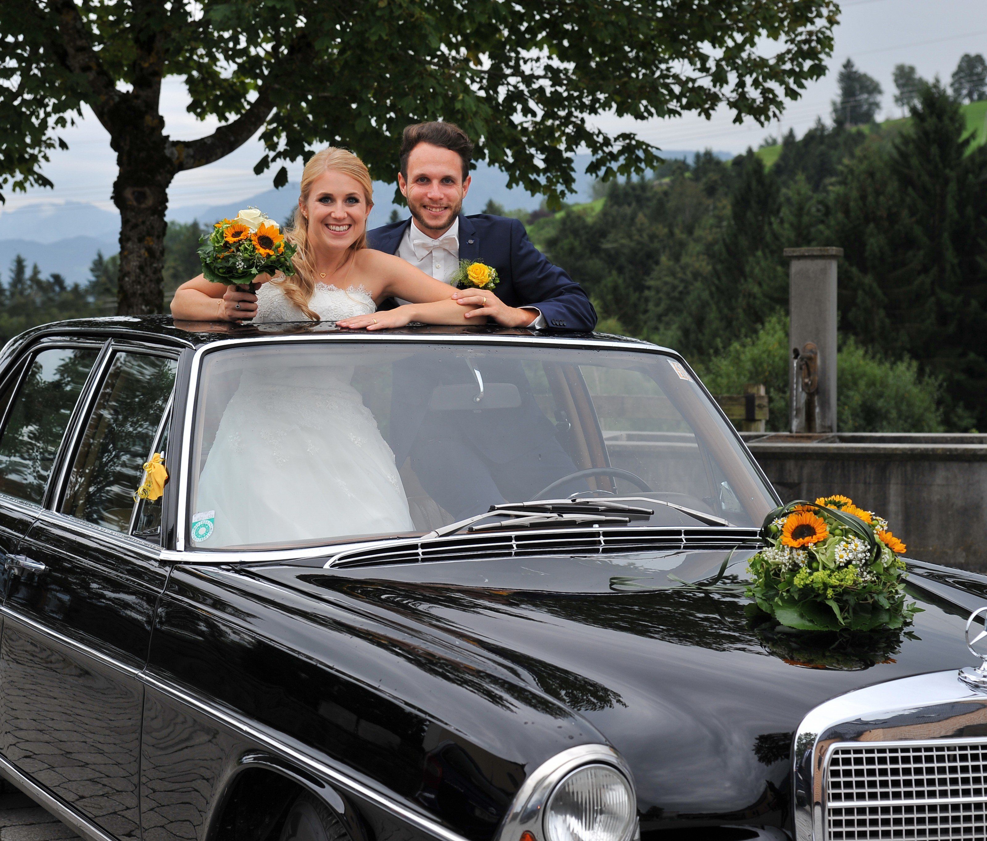 Hochzeitspaar Carmen Brunner und Julian Orsingher. Hochzeitspaar Carmen Brunner und Julian Orsingher.