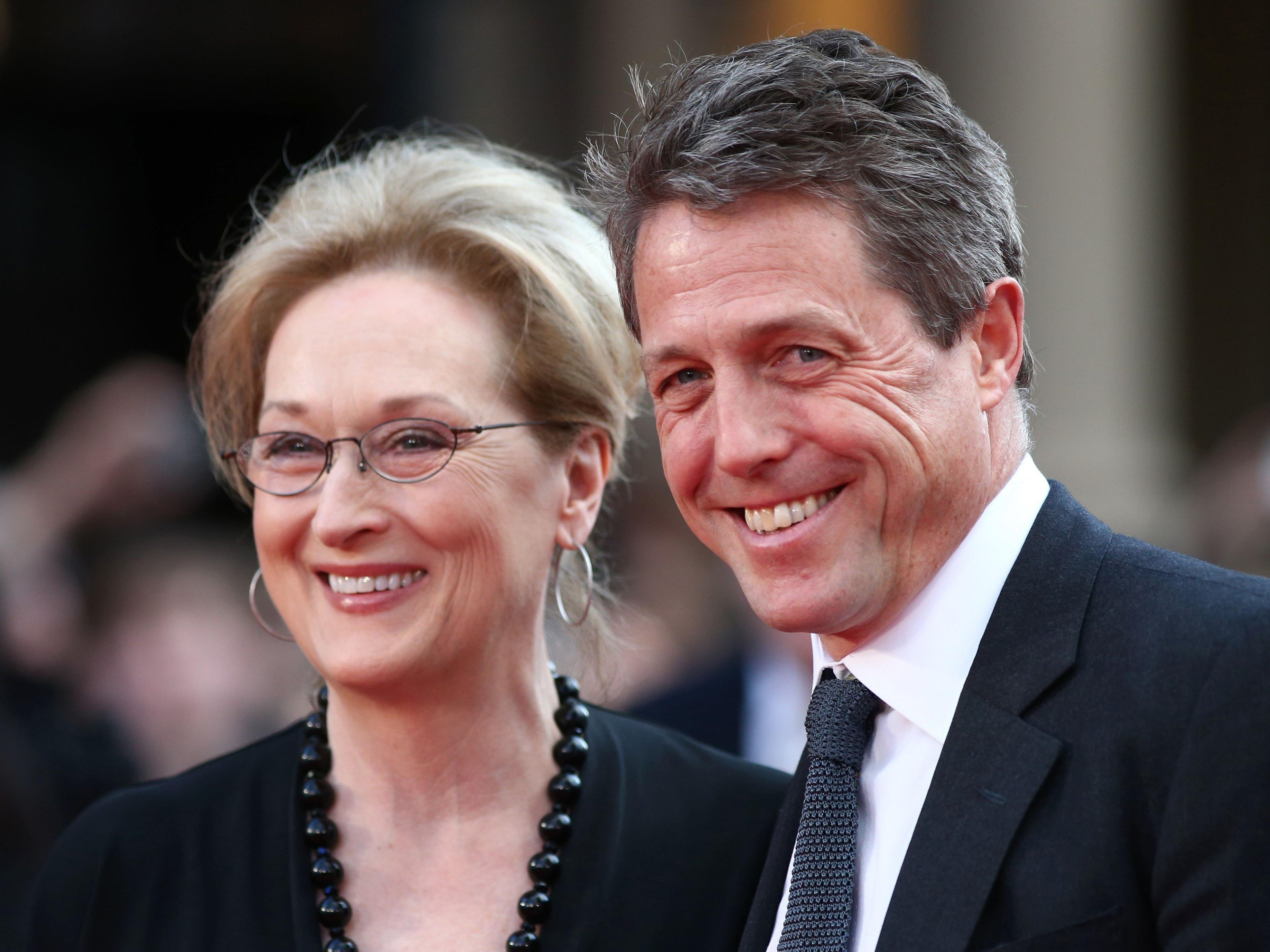 "Die Arbeit mit Meryl Streep war einschüchternd.", erzählt der 56-Jährige. "Die Arbeit mit Meryl Streep war einschüchternd.", erzählt der 56-Jährige.