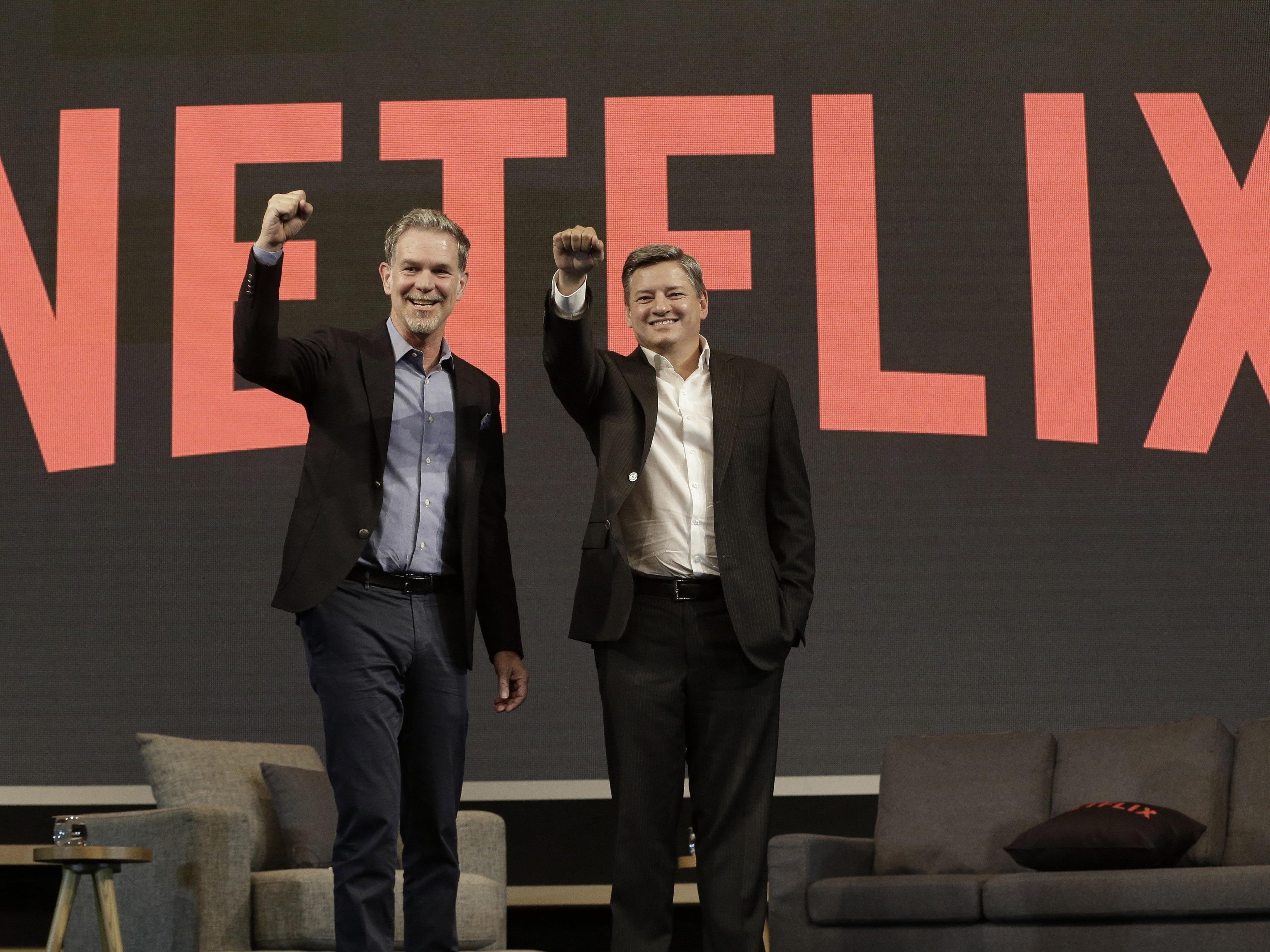 Netflix CEO Reed Hastings und CCO Ted Sarandos.