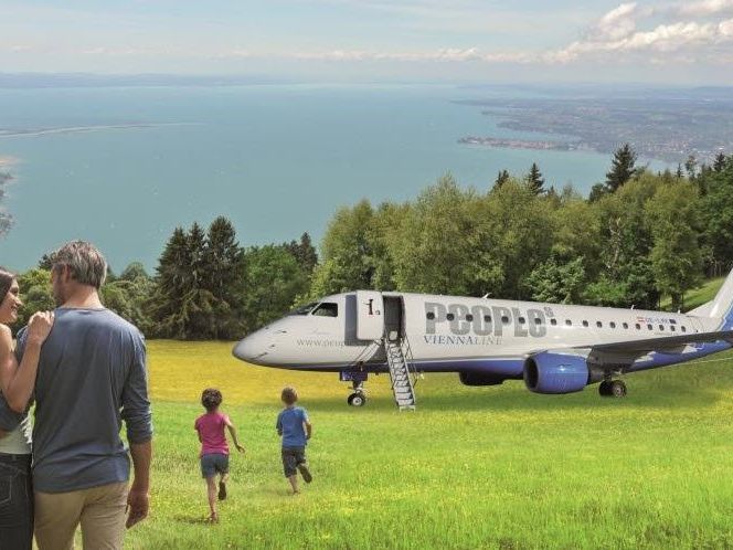 Achtminütiger Flug von Altenrhein nach Friedrichshafen Achtminütiger Flug von Altenrhein nach Friedrichshafen