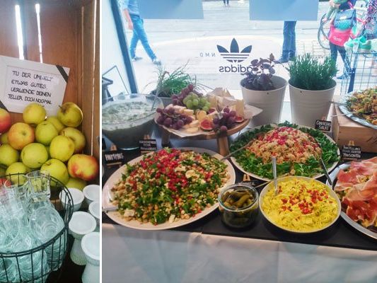 Buffet mit Top-Qualität: Genuss pur im Sneak In. Buffet mit Top-Qualität: Genuss pur im Sneak In.