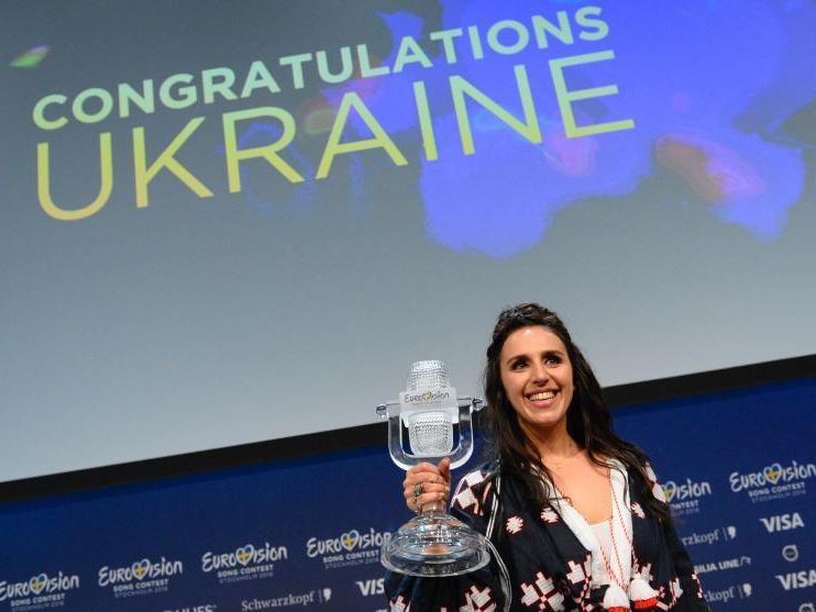 Jamala brachte den Song Contest in die Ukraine. Jamala brachte den Song Contest in die Ukraine.