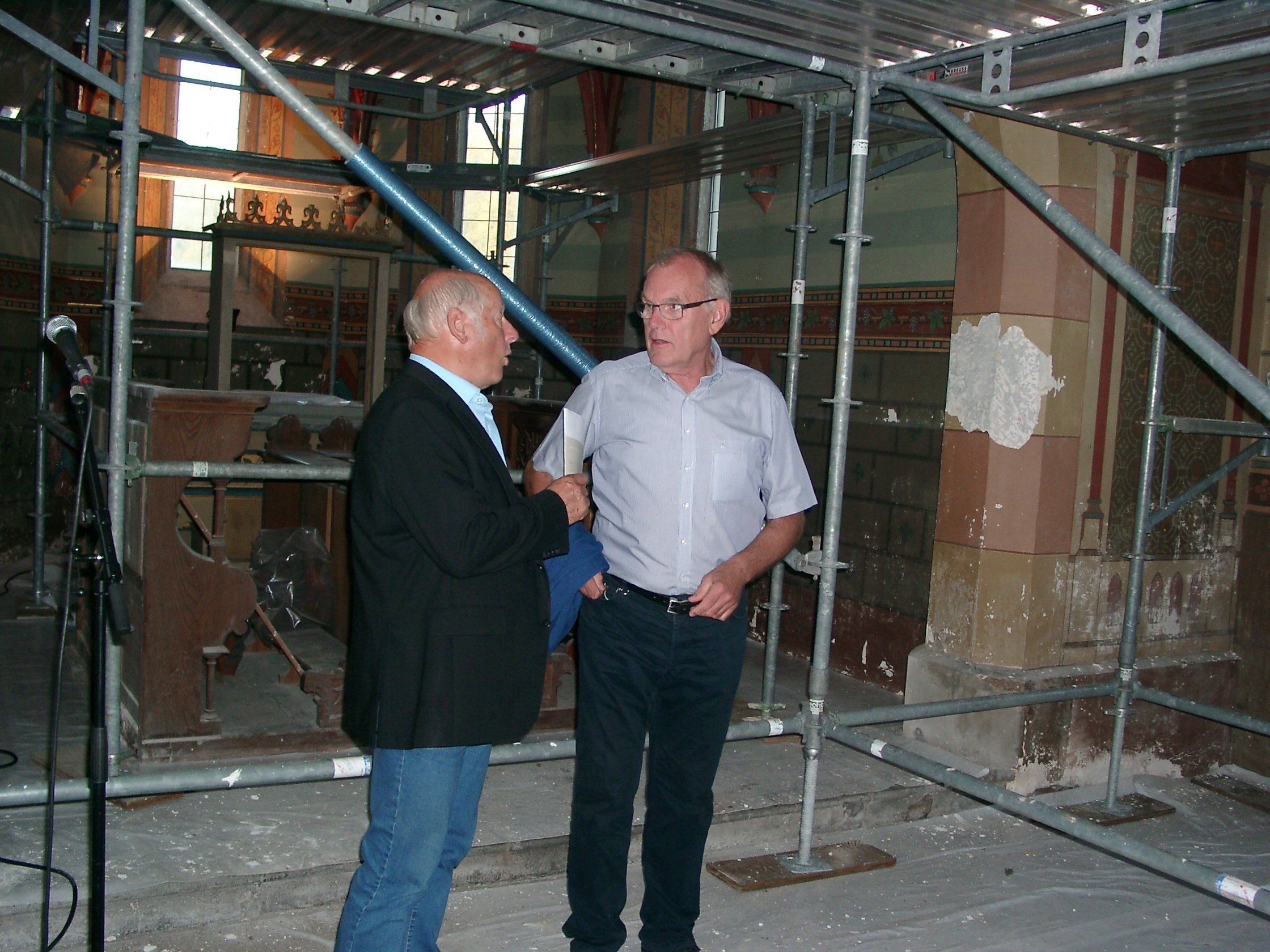 Die Rankweiler St. Michael Kirche wird restauriert Die Rankweiler St. Michael Kirche wird restauriert