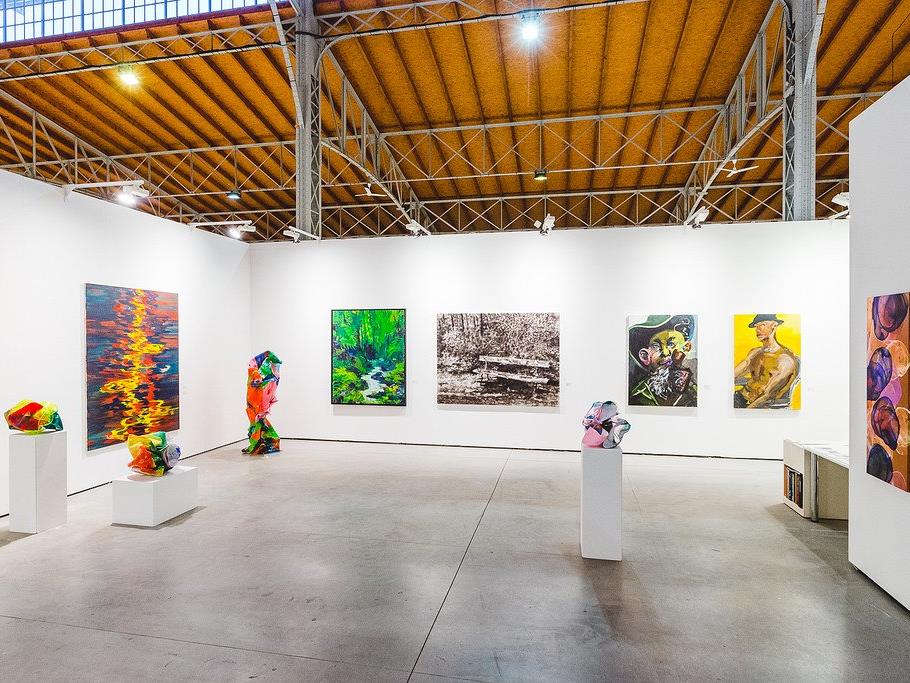 Große Kunstmesse in Wien. Große Kunstmesse in Wien.