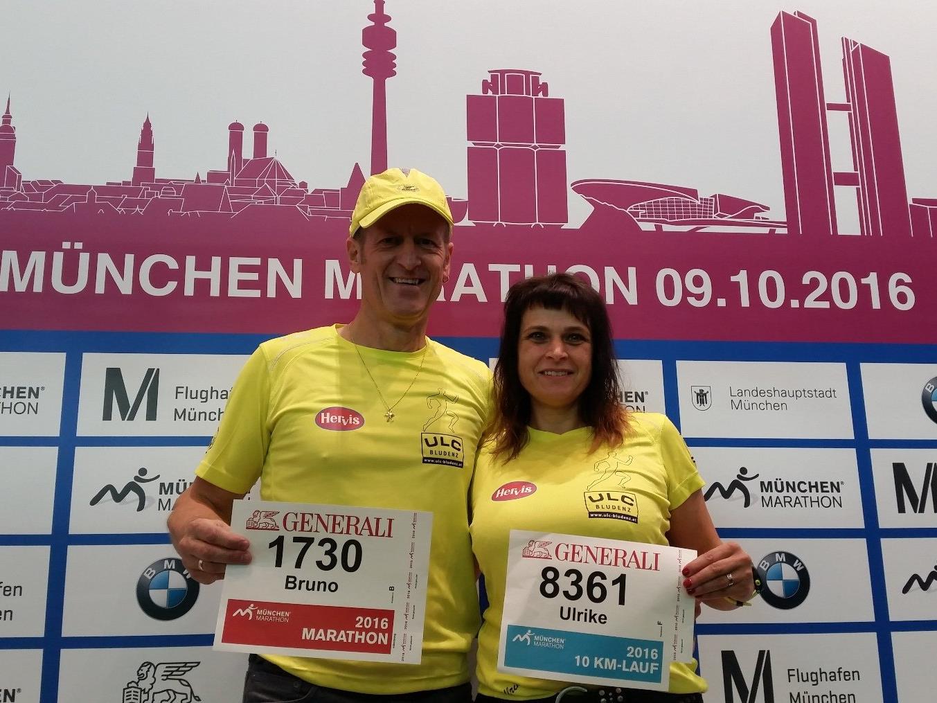 Bruno und Ulrike Galehr beim München Marathon