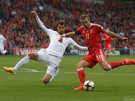 Superstar Gareth Bale brachte die Waliser zunächst in Führung Superstar Gareth Bale brachte die Waliser zunächst in Führung