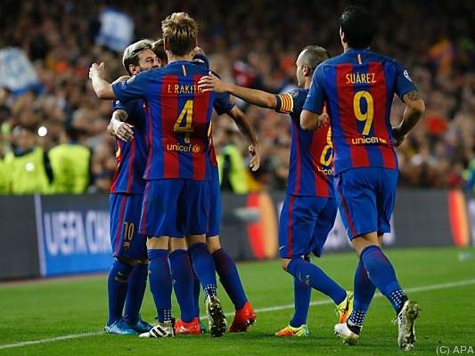 In Barcelona siegten Messi und Co 4:0
