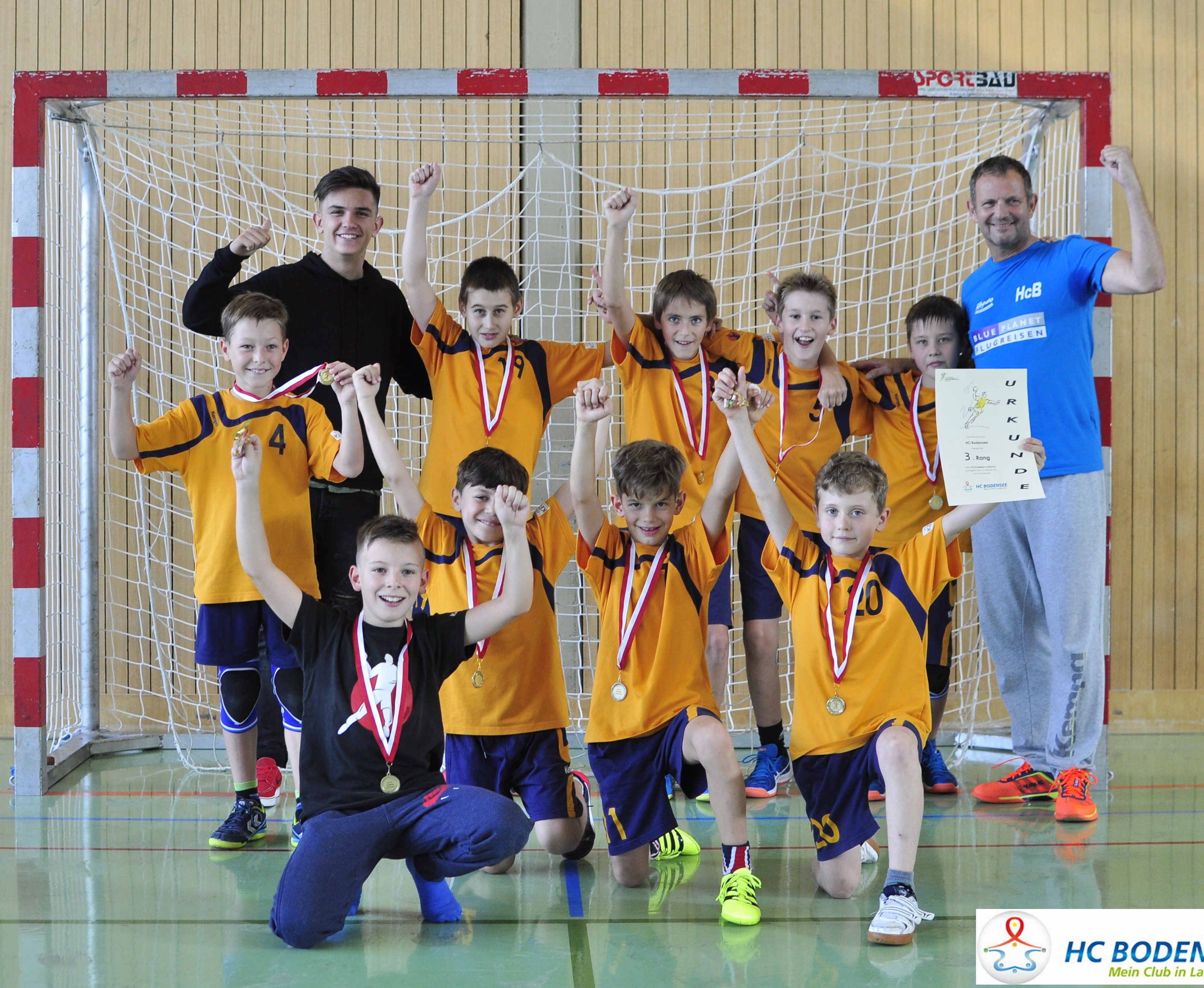 Gratulation zum 3. Platz des mU10 Teams des HC Bodensee