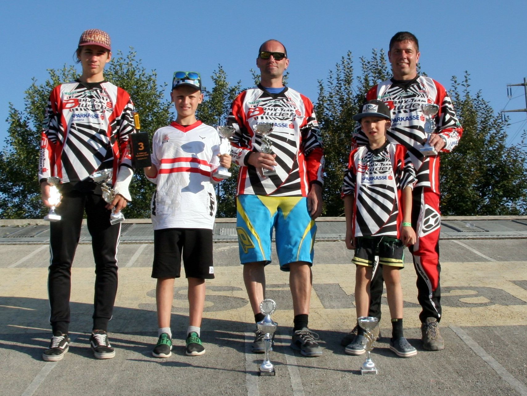 Die Bludenzer Medaillengewinner bei der DSM v.l. Frederick Ender, Bjarne Schedler, Christian Jäger, Felix u. Ivo Mähr Die Bludenzer Medaillengewinner bei der DSM v.l. Frederick Ender, Bjarne Schedler, Christian Jäger, Felix u. Ivo Mähr