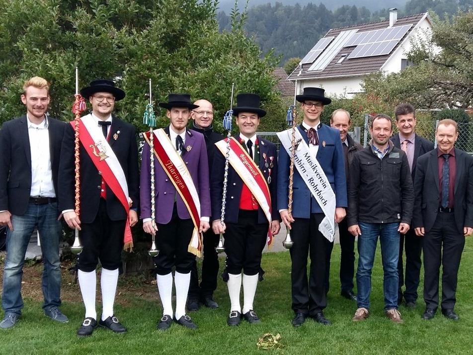 Freude bei den Kandidaten, Organisatoren und Prüfern zur 1. Prüfung des Stabführerabzeichens im Land Vorarlberg