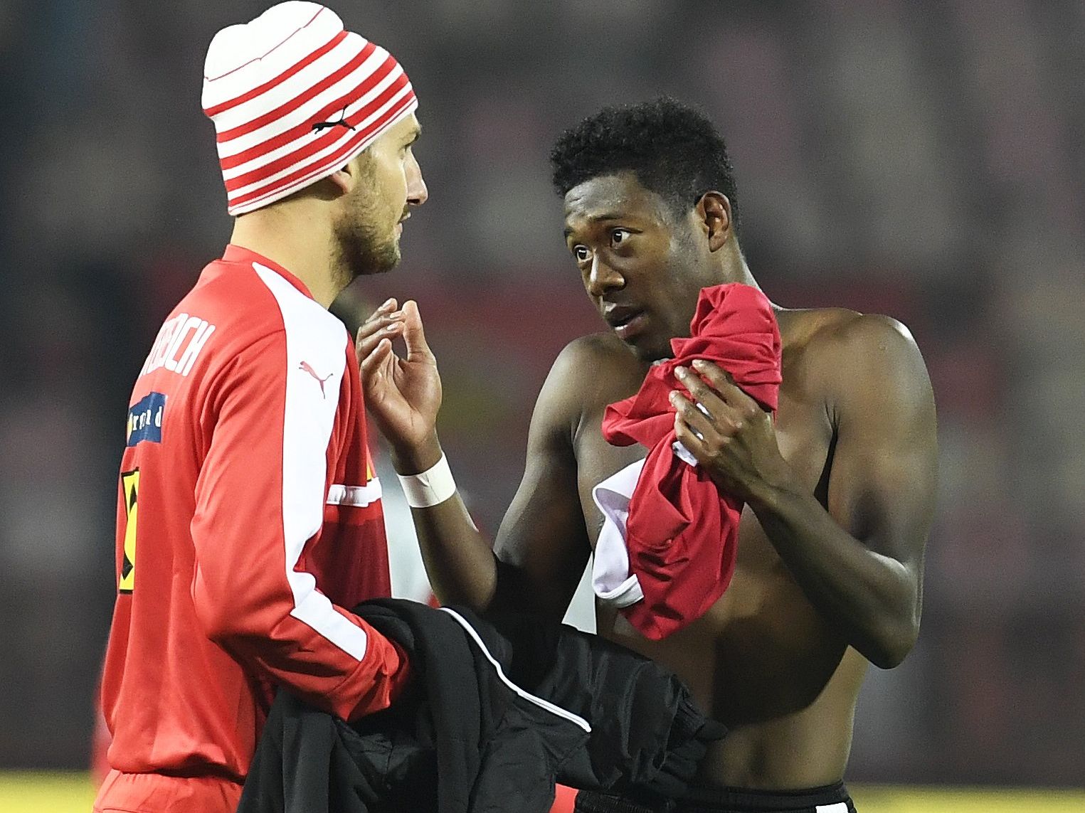 David Alaba (r.) läuft im Nationalteam seiner Form hinterher. David Alaba (r.) läuft im Nationalteam seiner Form hinterher.