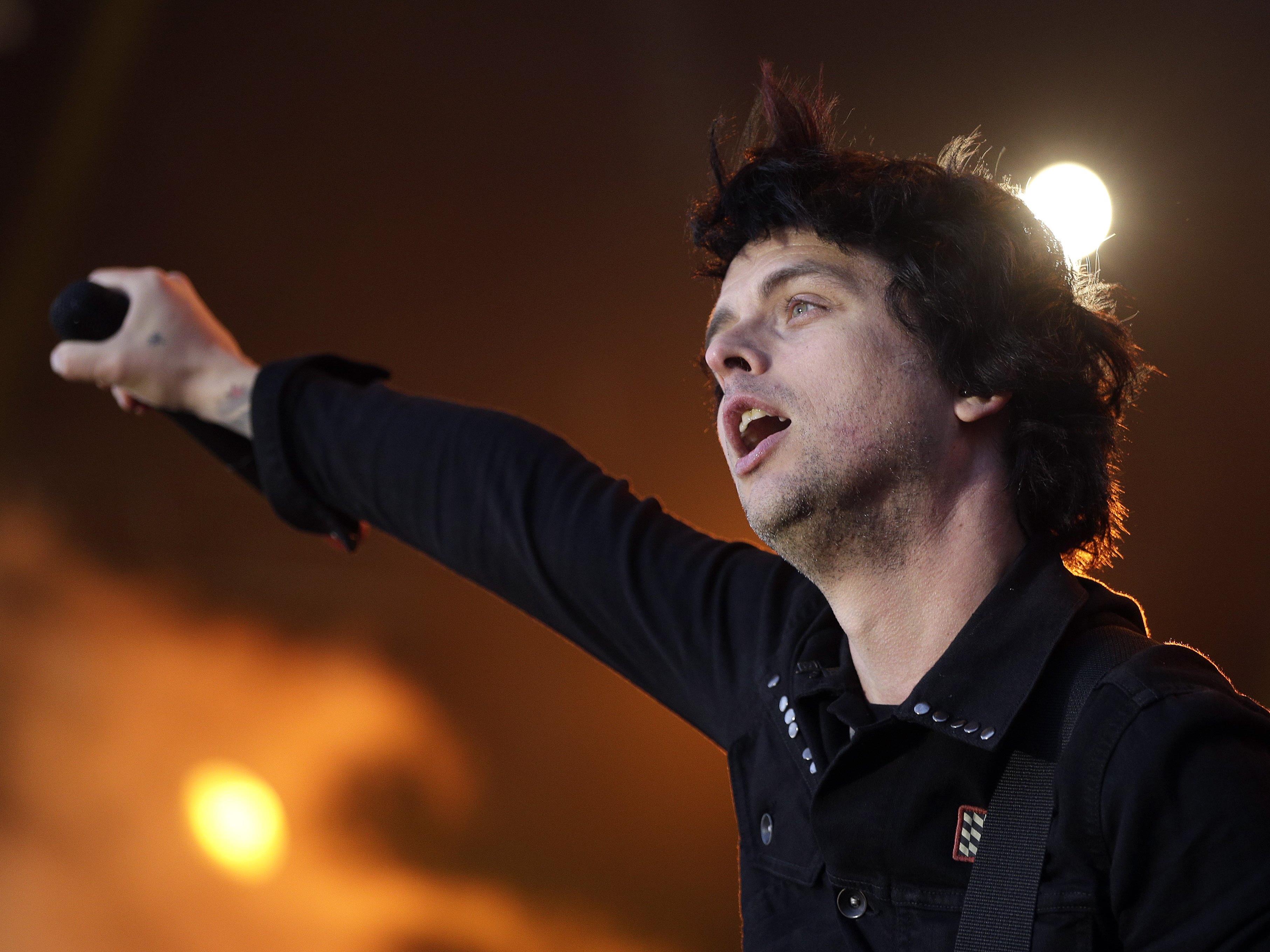 Green Day als Headliner beim Nova Rock Festival 2017.