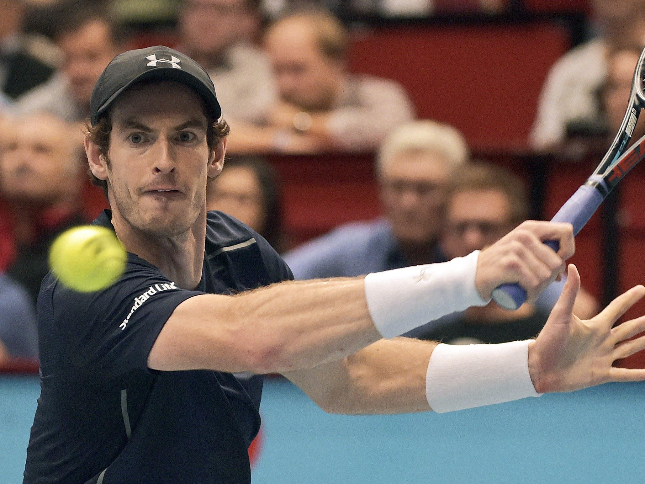 Andy Murray schafft den Sprung ins Wien-Achtelfinale.