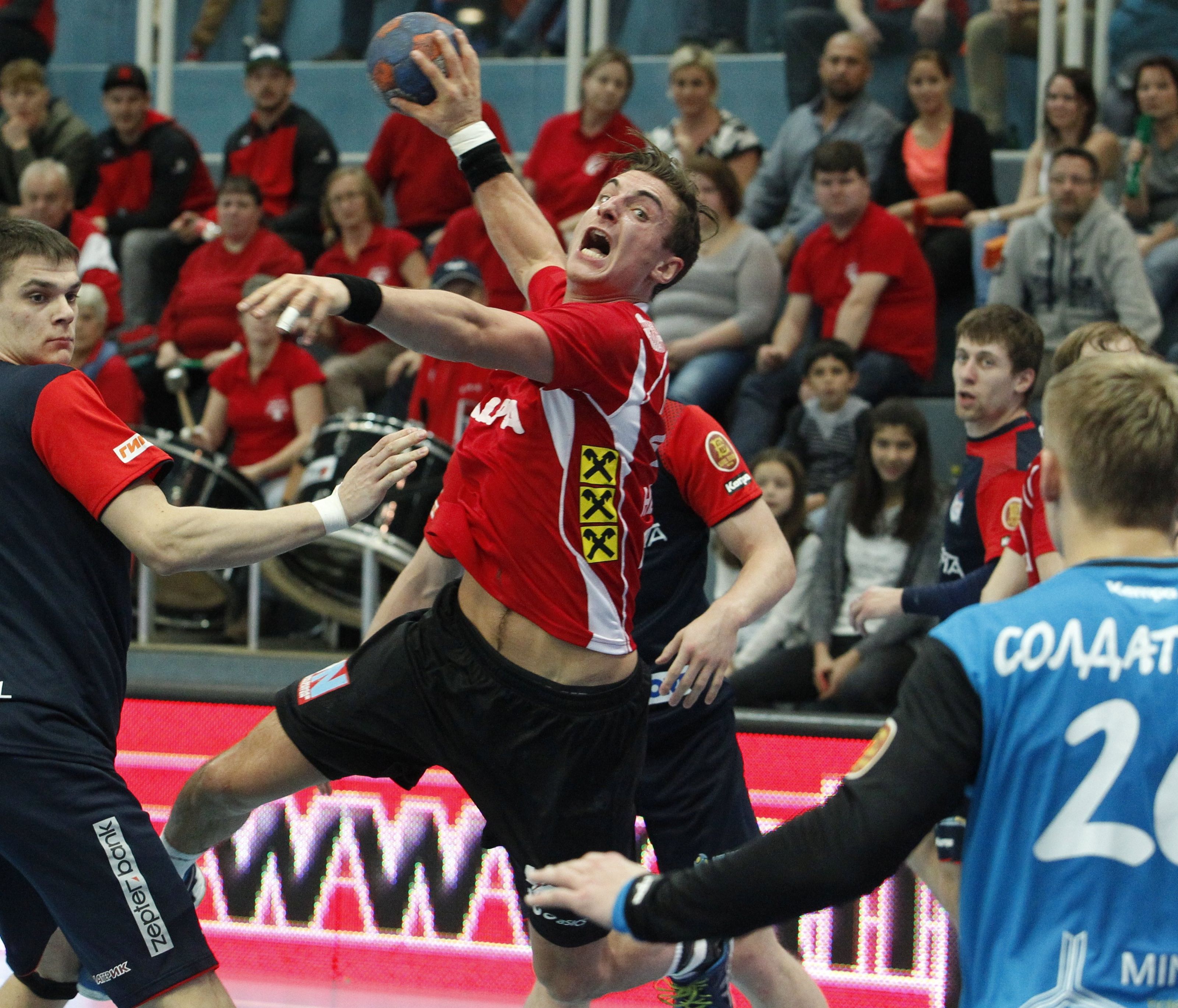 Lukas Herburger und Co. bekamen es bereits im Vorjahr mit dem SKA Minsk zu tun. Lukas Herburger und Co. bekamen es bereits im Vorjahr mit dem SKA Minsk zu tun.