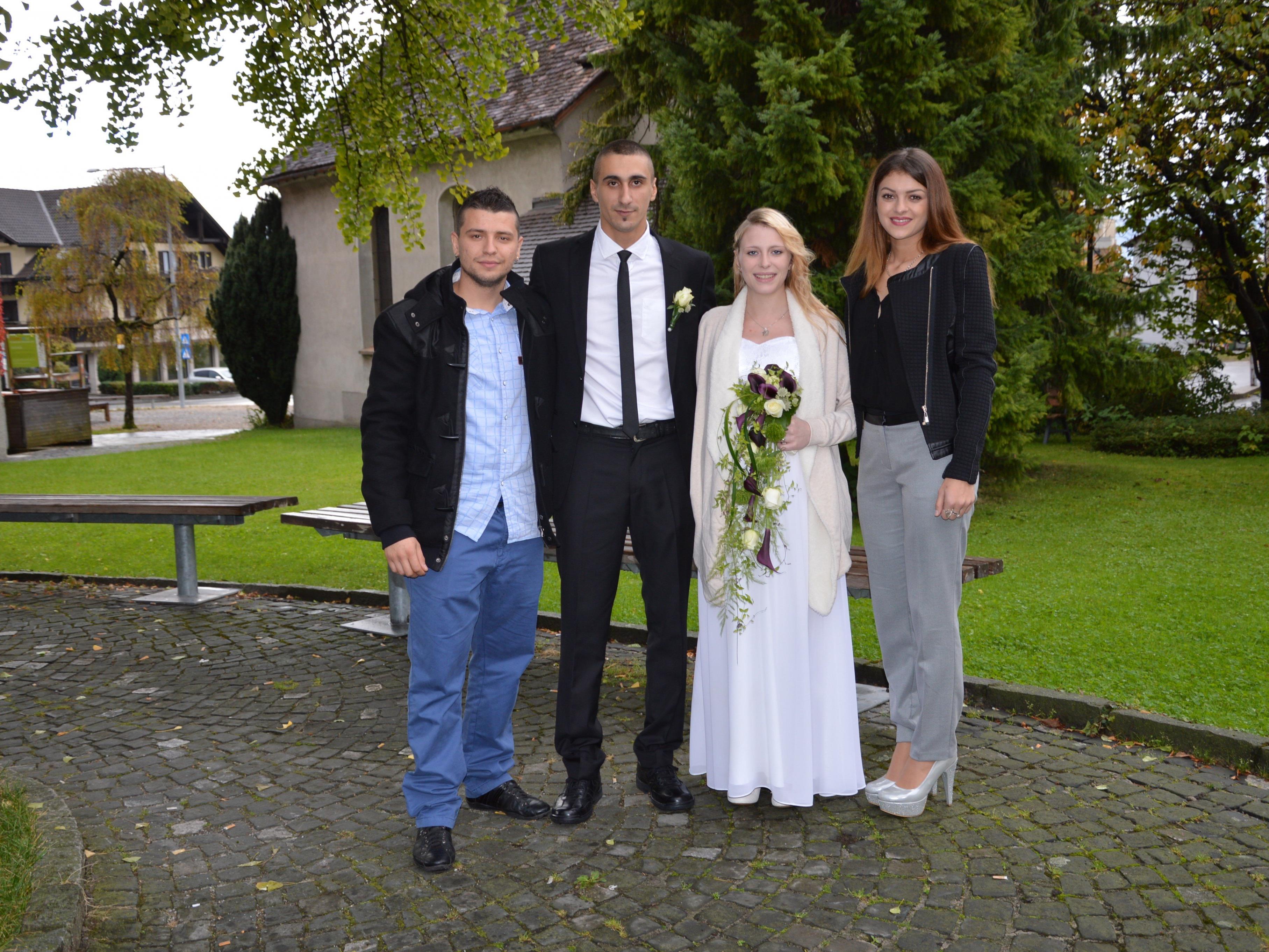 Vanessa Fink und Milos Djordjevic haben geheiratet