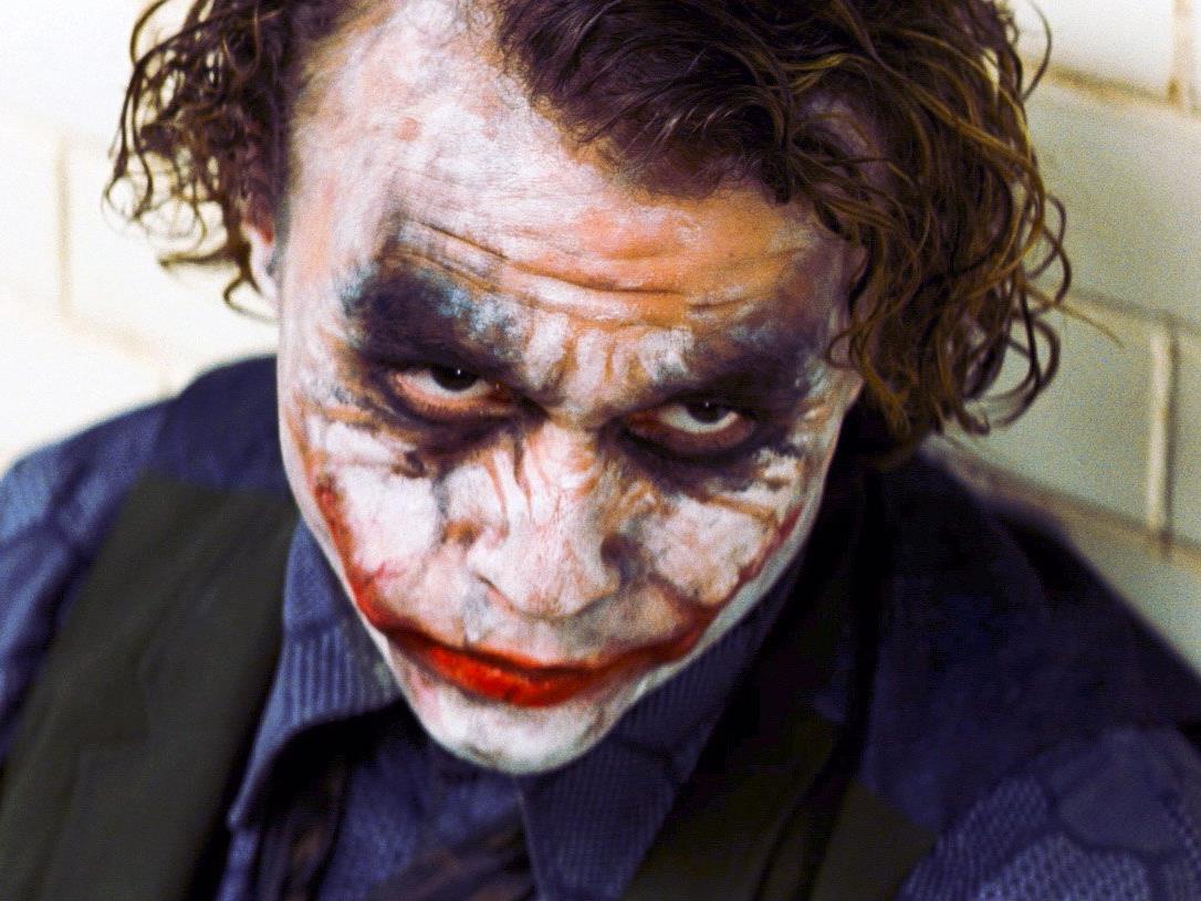 Heath Ledger in der Rolle des "Jokers". Heath Ledger in der Rolle des "Jokers".