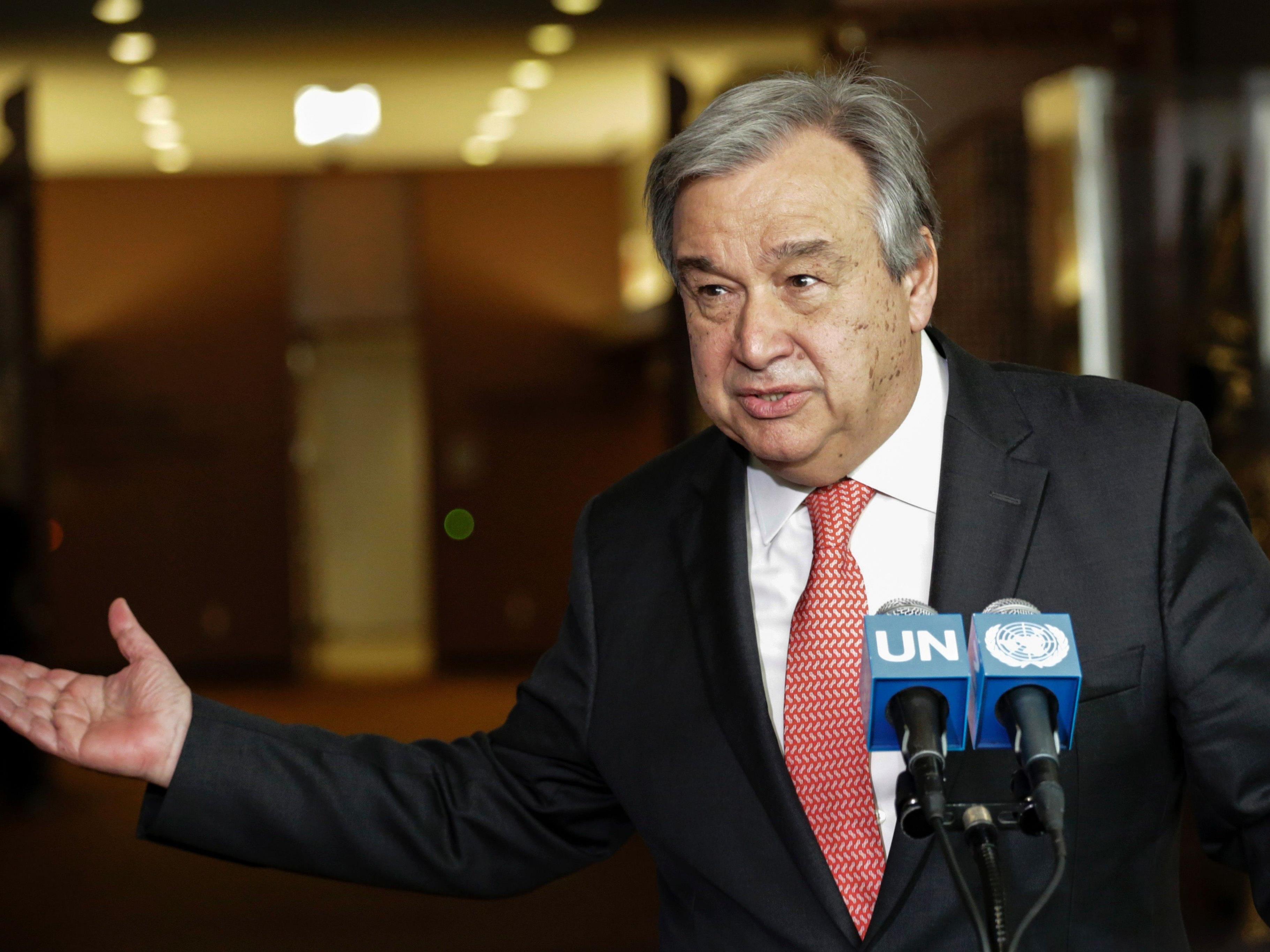 Antonio Guterres soll neuer UNO-Generalsekräter werden.