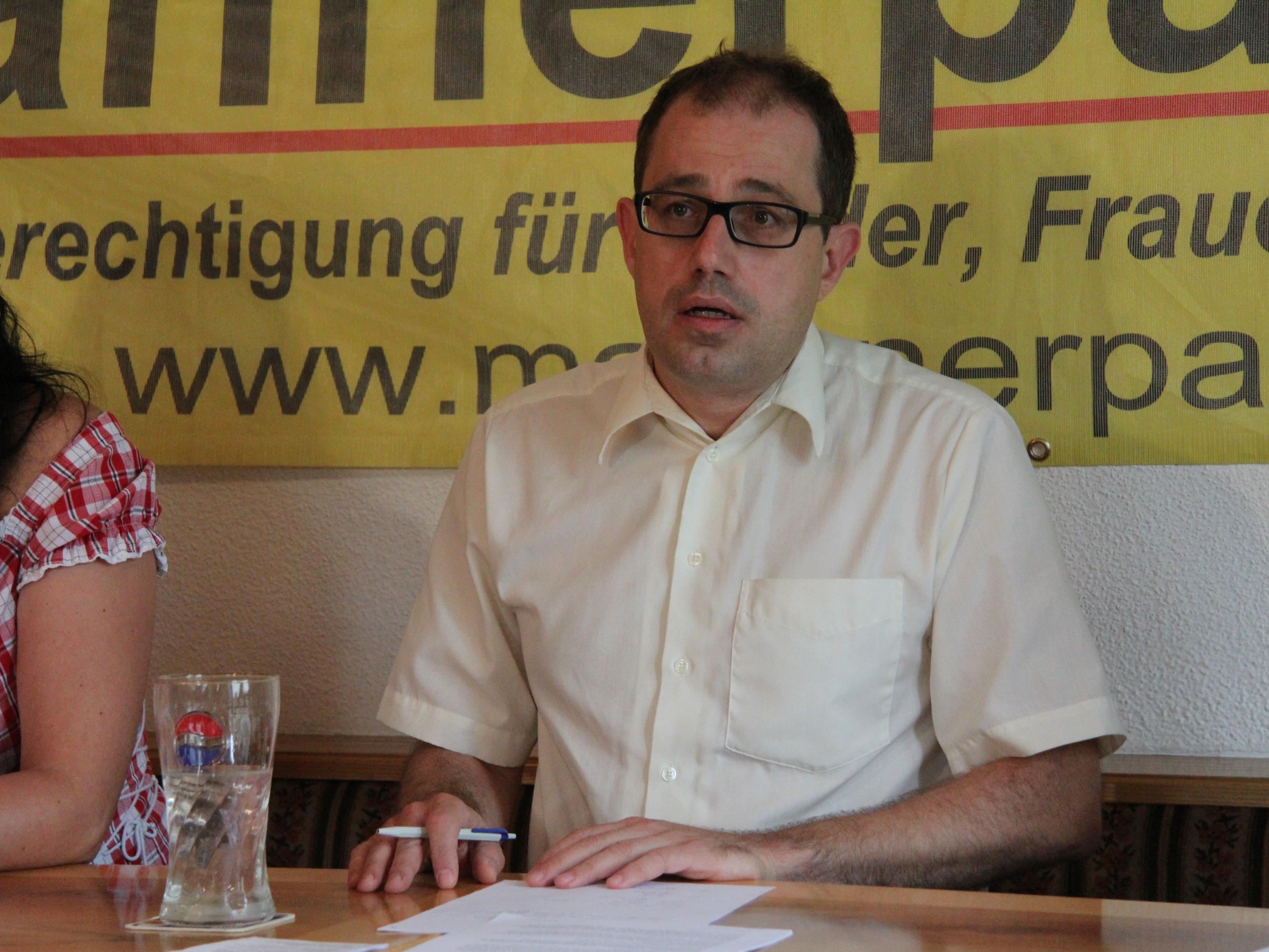 Männerparteichef Hannes Hausbichler Männerparteichef Hannes Hausbichler
