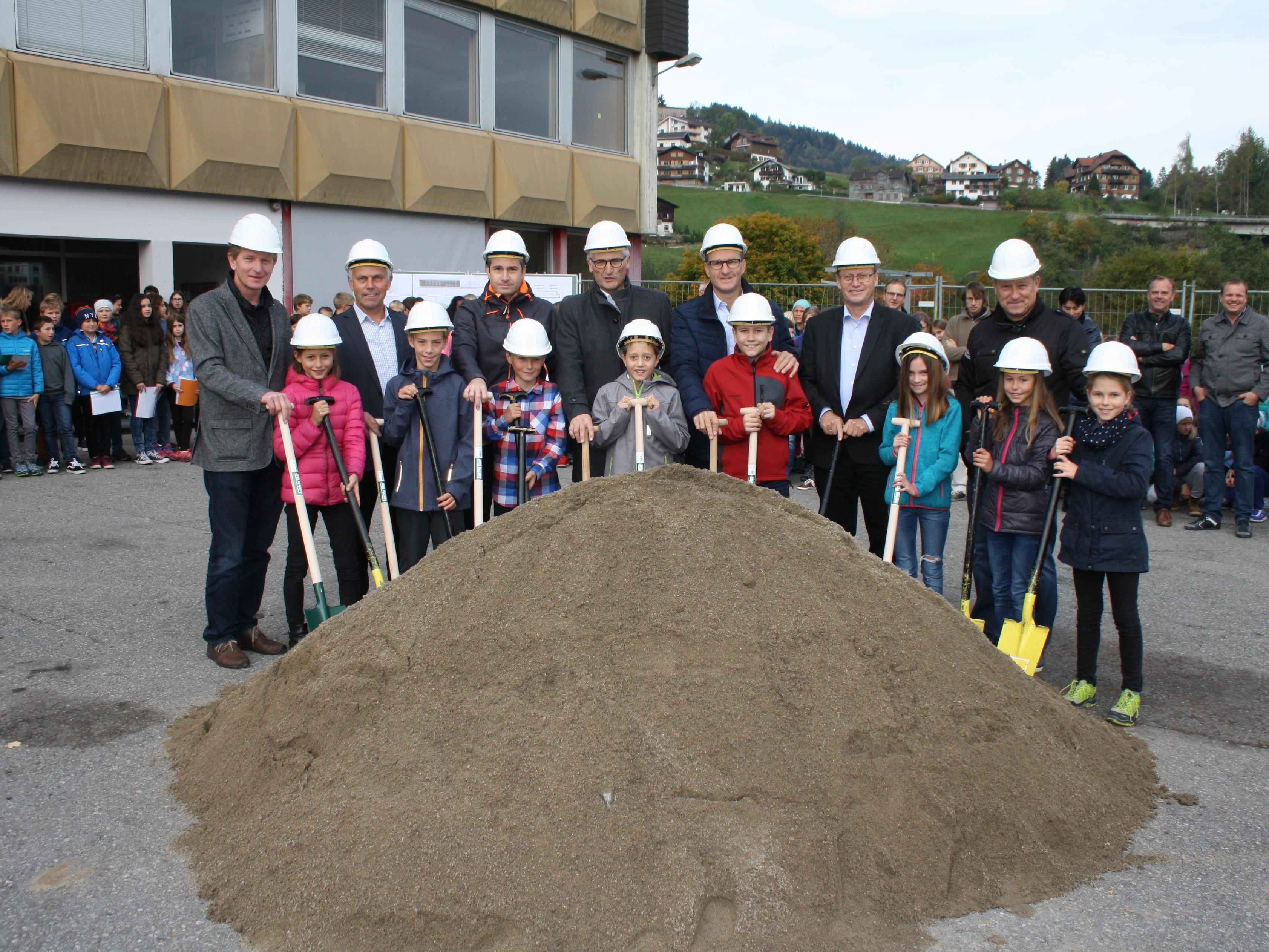 Die Egger Mittelschule wird neu gebaut.