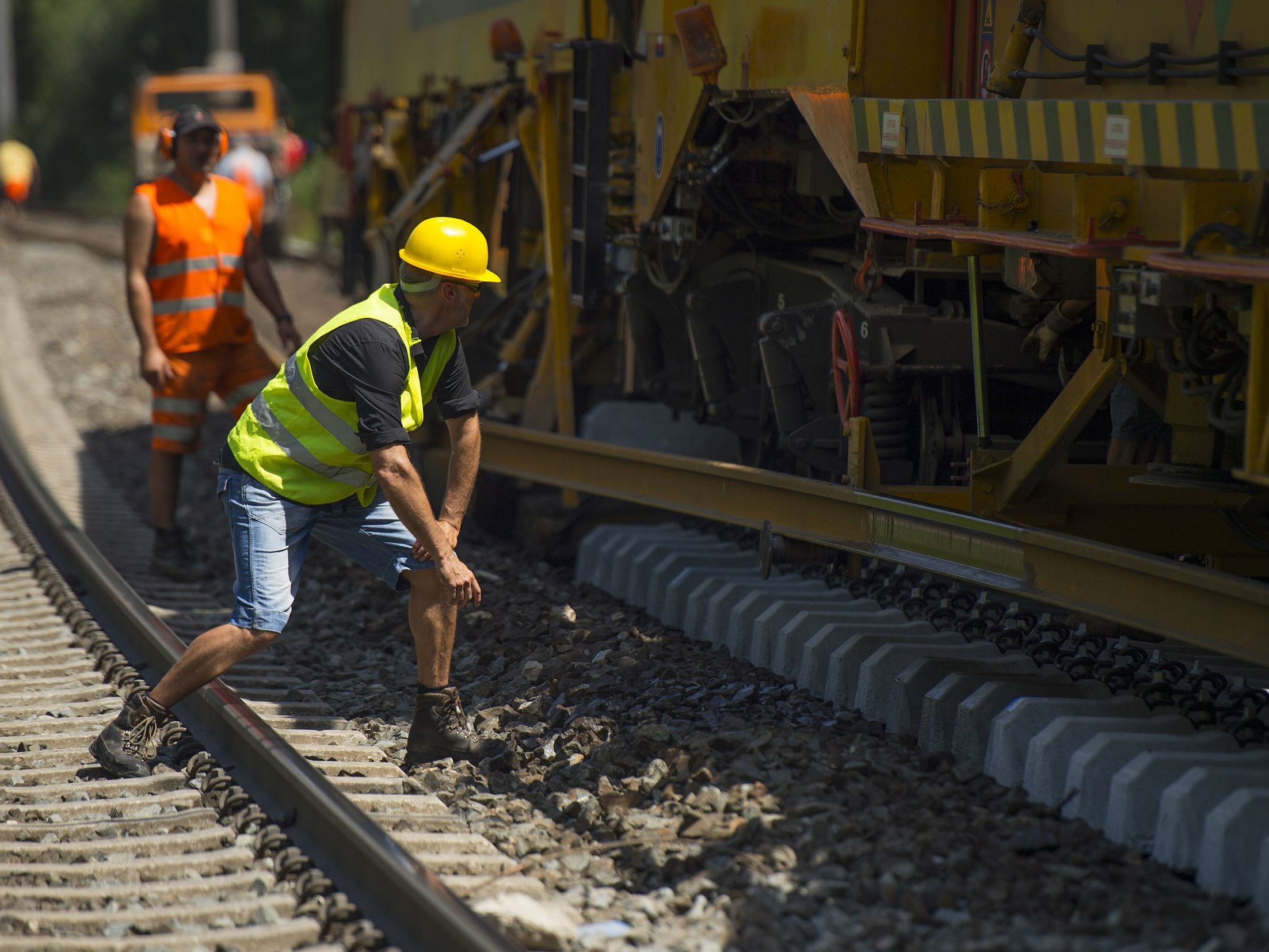 Intensive Bauarbeiten an den Weichen am Bahnhof Lindau HBF Intensive Bauarbeiten an den Weichen am Bahnhof Lindau HBF