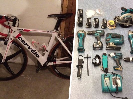 Die als gestohlen gemeldeten Gegenstände wurden bei Hausdurchsuchungen sichergestellt. Die als gestohlen gemeldeten Gegenstände wurden bei Hausdurchsuchungen sichergestellt.