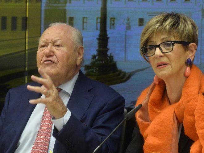 Die beiden Präsidenten Ingrid Korosec (ÖVP) und Karl Blecha (SPÖ)