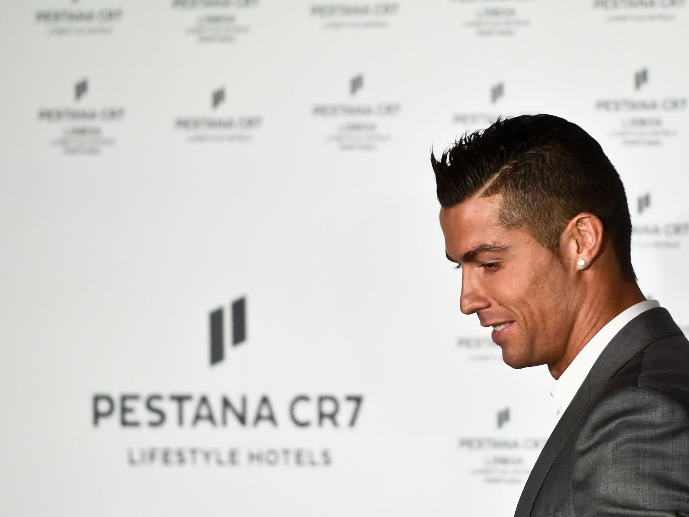 Cristiano Ronaldo bei der Eröffnung seines Hotels in Lissabon.