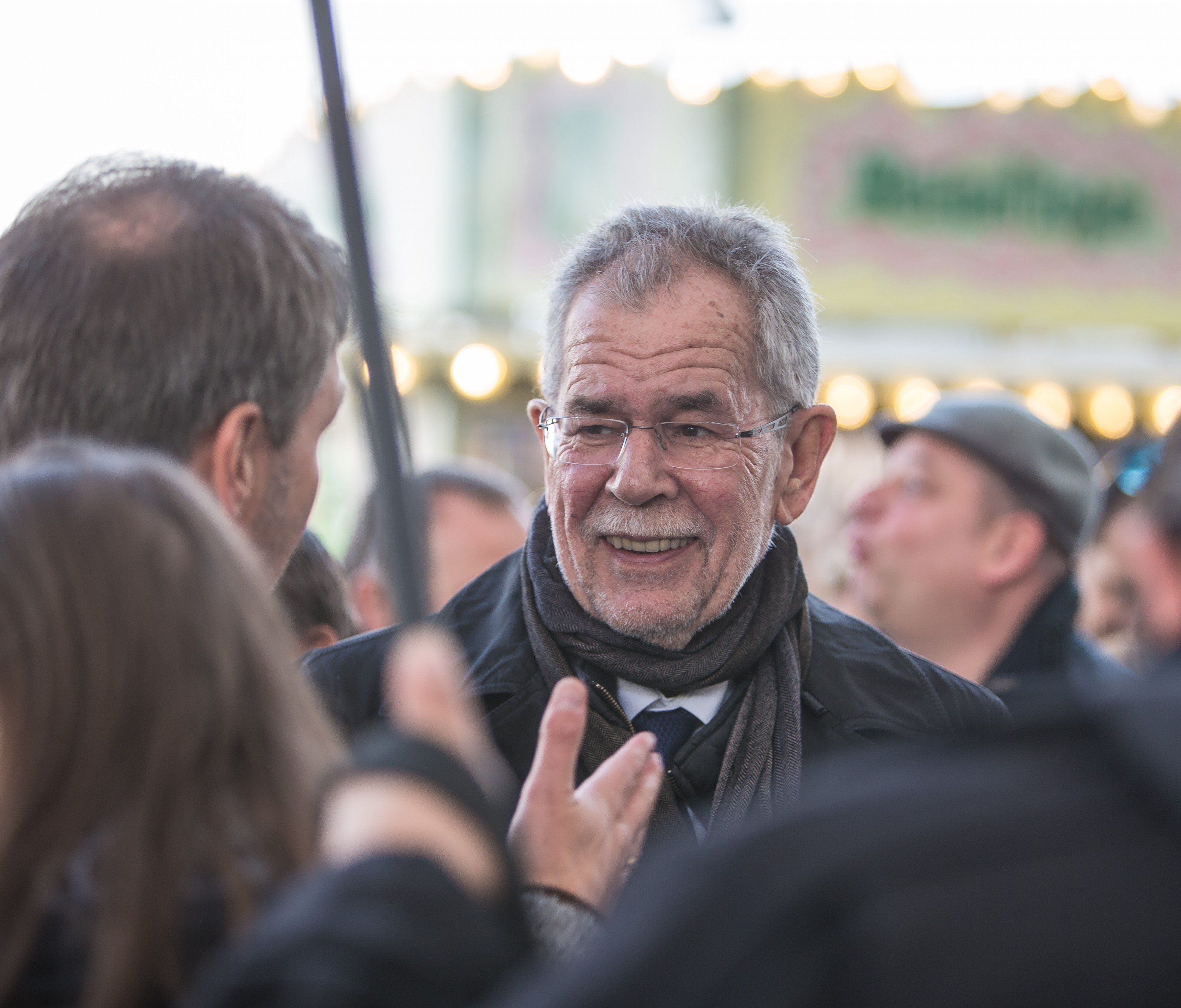Van der Bellen war am Sonntag auf der Kilbi in Lustenau. Van der Bellen war am Sonntag auf der Kilbi in Lustenau.