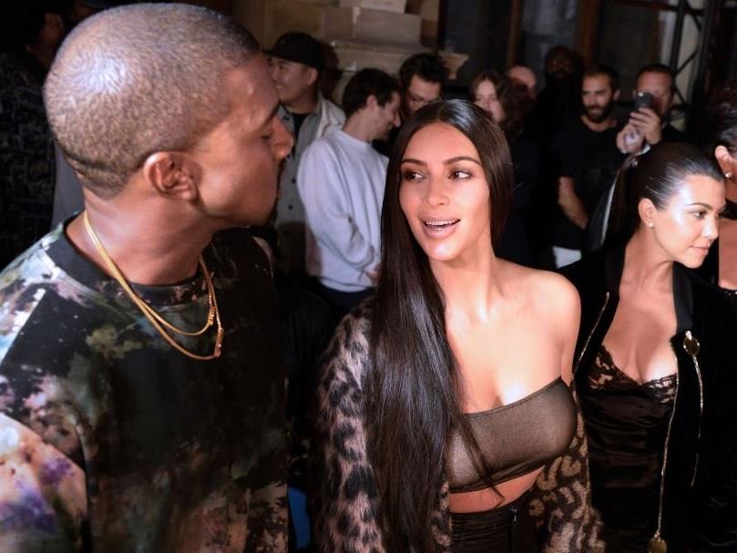 Kim Kardashian und Kanye West sind auch im Social Web Stars.
