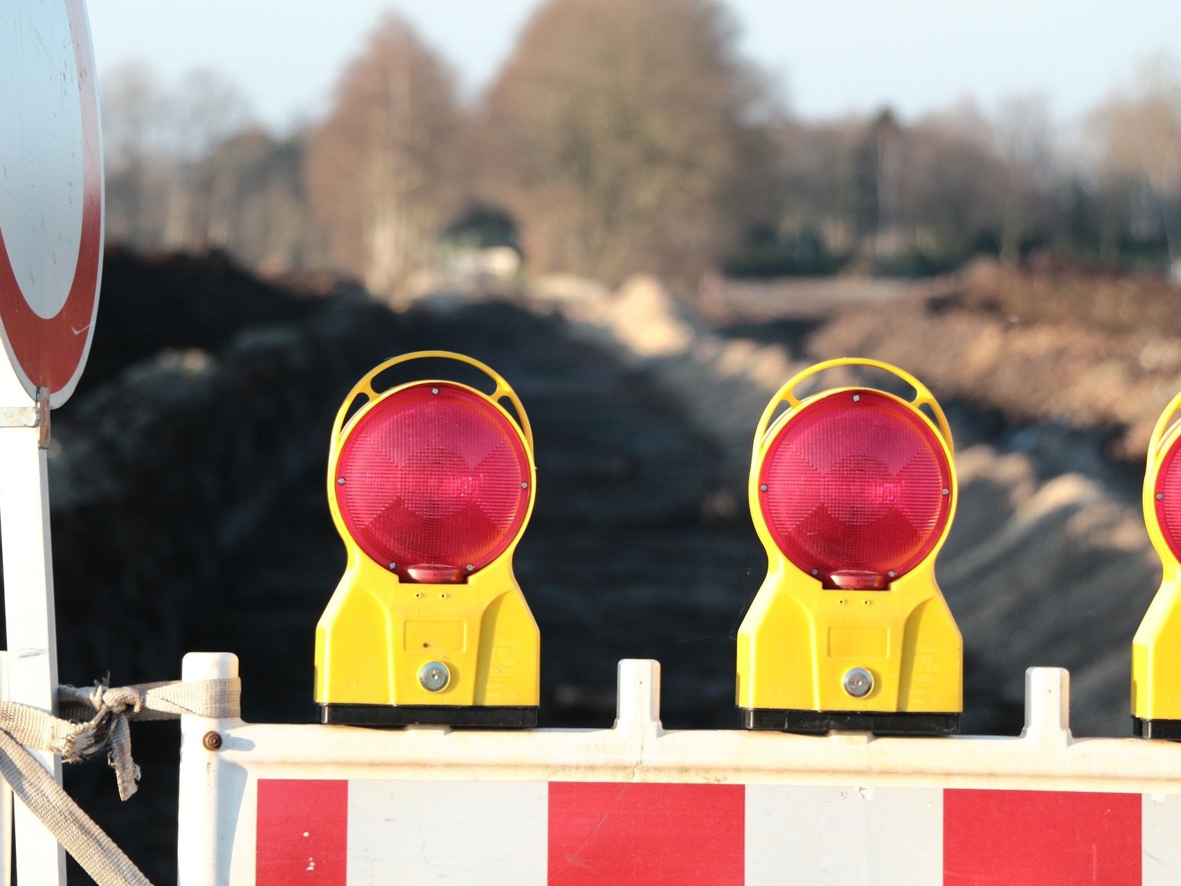 Der Mann hatte die Absperrung der Baustelle missachtet.