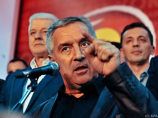 Die Partei von Langzeitregierungschef Djukanovic gewann die Wahl
