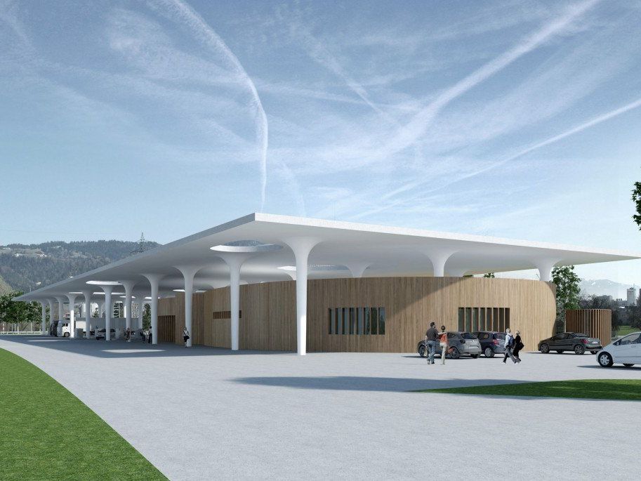 Nach jahrelangem Rechtsstreit beginnt in wenigen Tagen der Bau der neuen Raststation am Grenzübergang Hörbranz. Nach jahrelangem Rechtsstreit beginnt in wenigen Tagen der Bau der neuen Raststation am Grenzübergang Hörbranz.