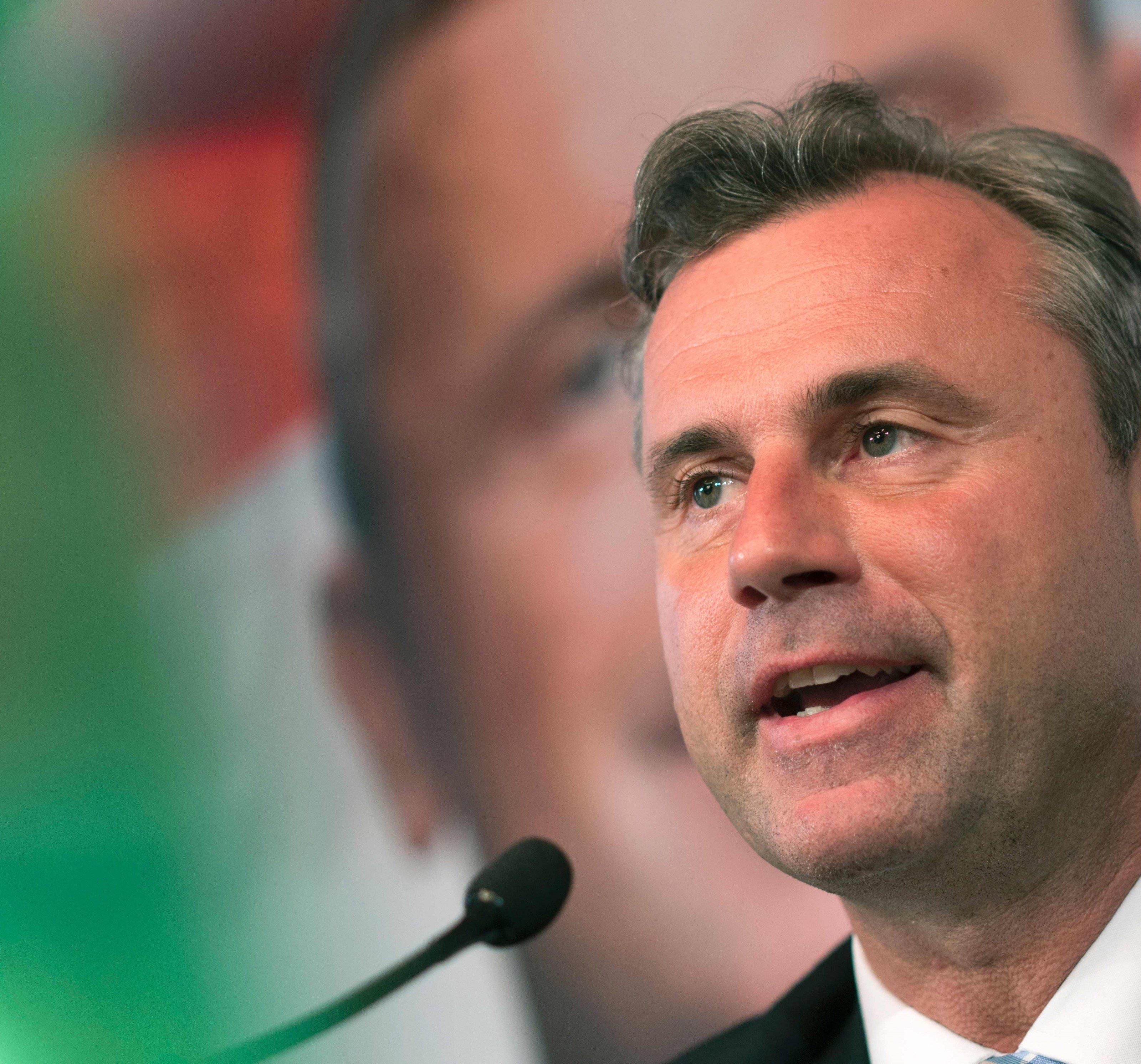 FPÖ-Präsidentschaftskandidat Norbert Hofer. FPÖ-Präsidentschaftskandidat Norbert Hofer.