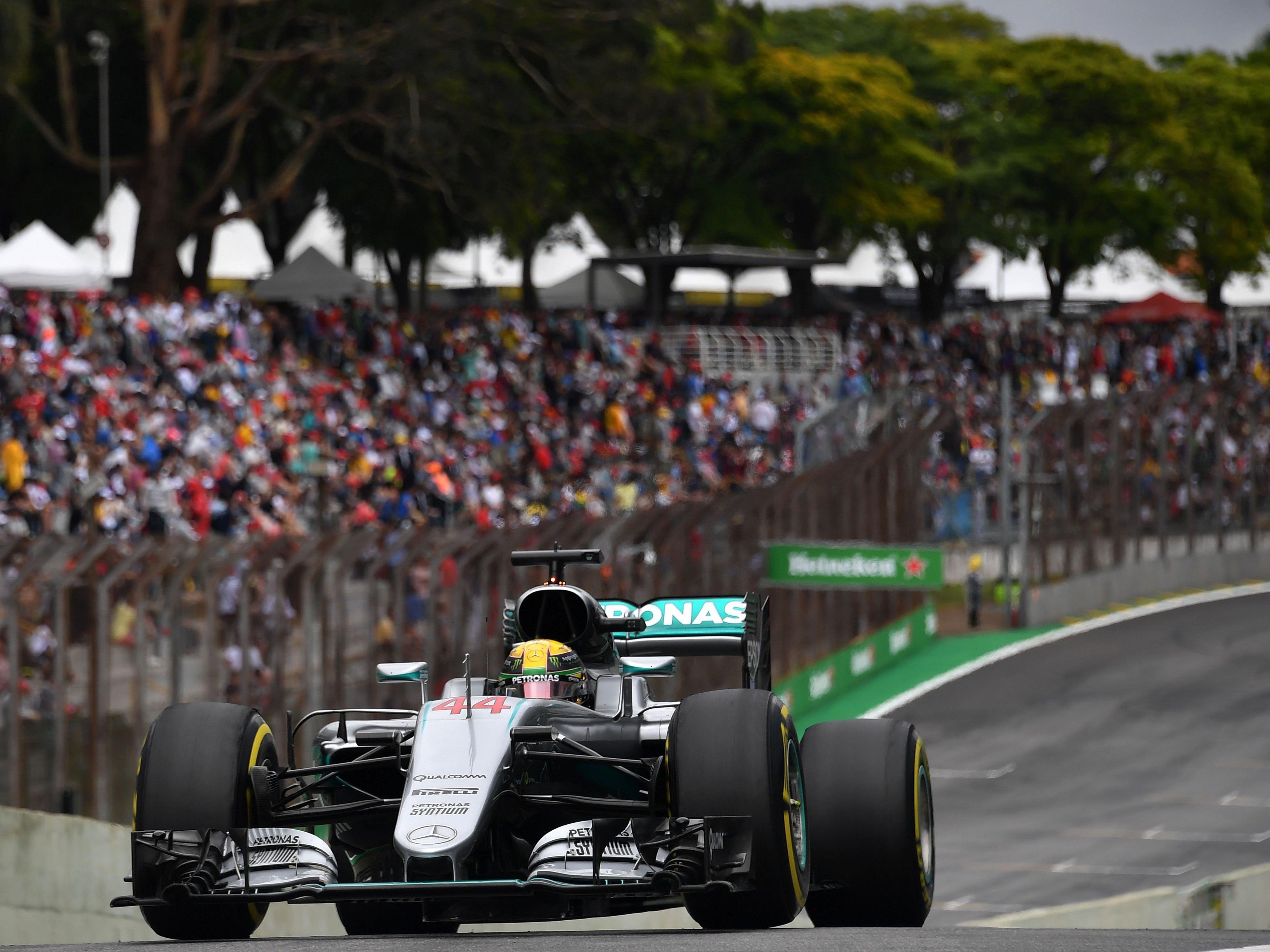 Hamilton holte sich die Pole Position für den Grand Prix von Brasilien.