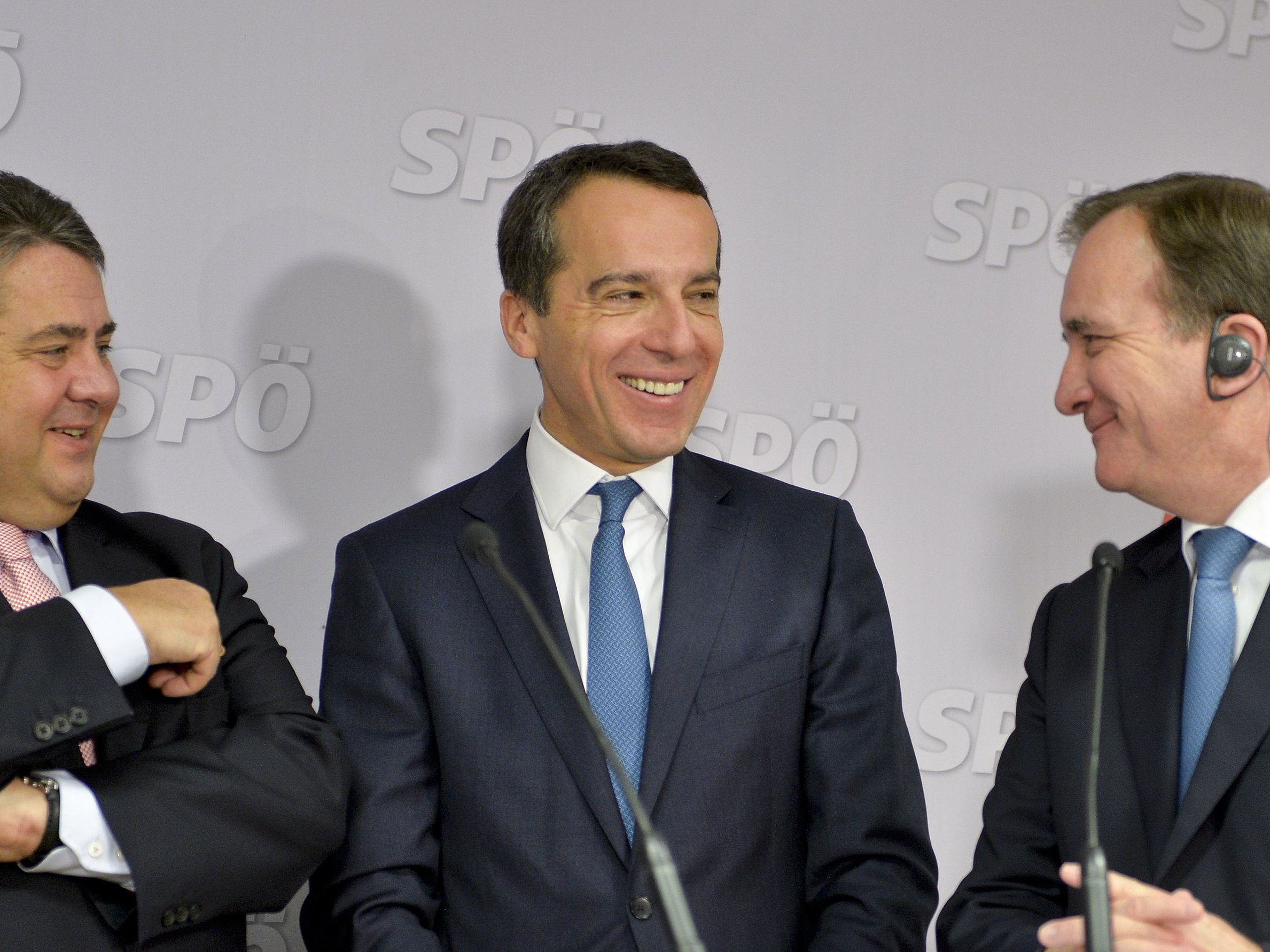 Kern: "Allianz bauen, die für einen Politikwechsel in Europa eintritt". Kern: "Allianz bauen, die für einen Politikwechsel in Europa eintritt".