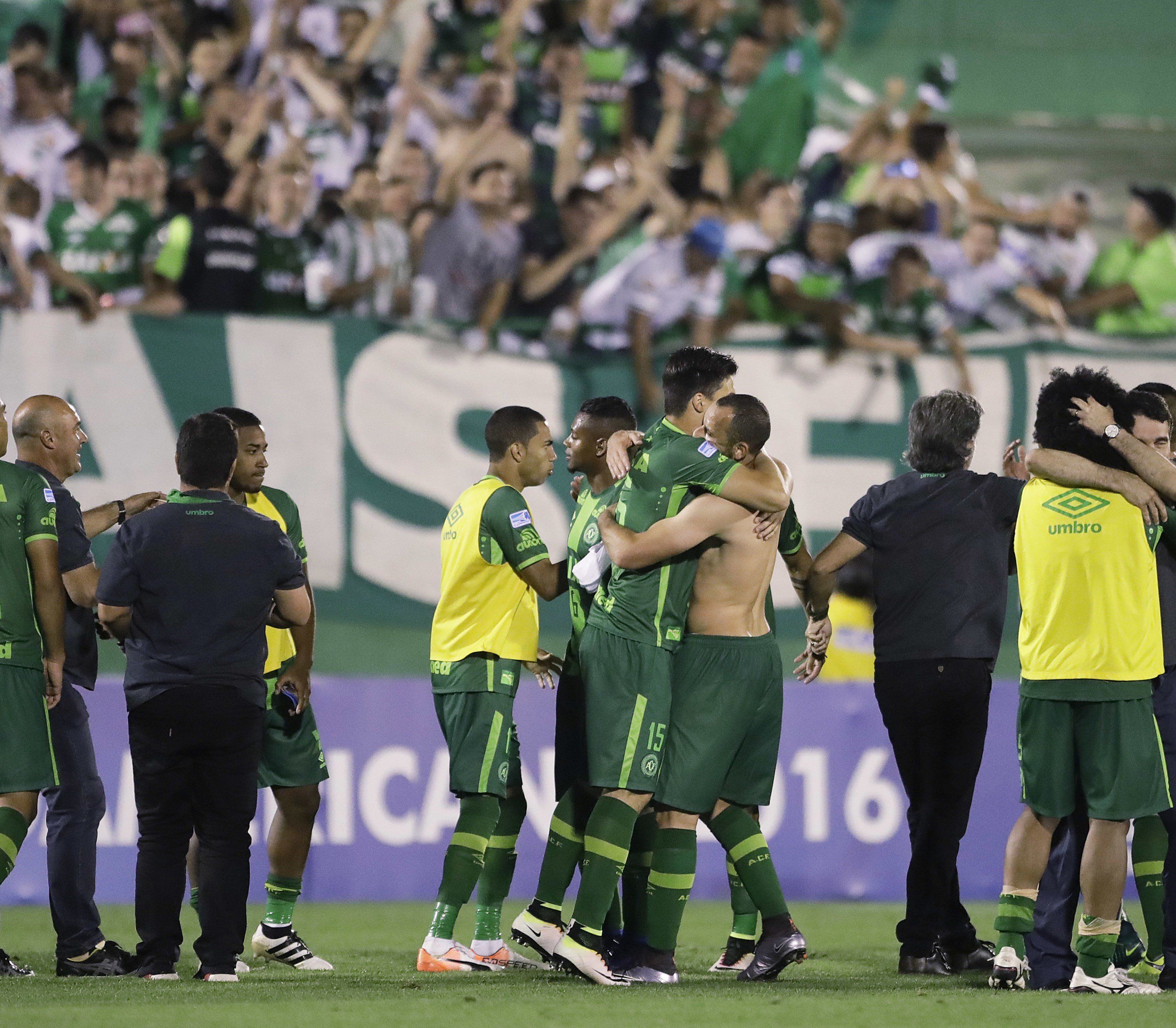 Letzte "Team-Momente" der Chapecoense Letzte "Team-Momente" der Chapecoense