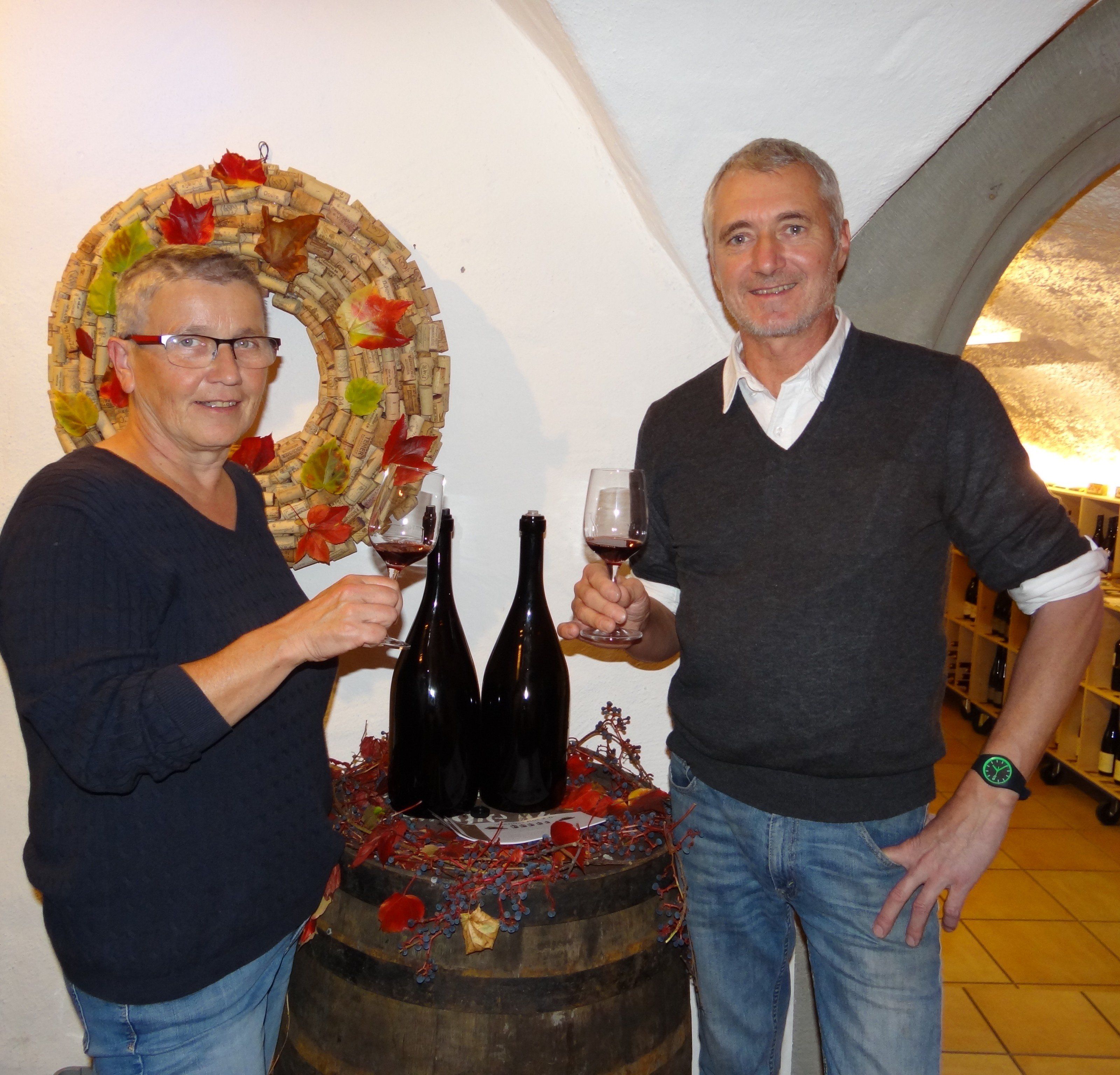 Das Winzerpaar aus Gols im Burgenland zu Gast im Genuss am Gaumen: Michaela und Gerhard Lunzer