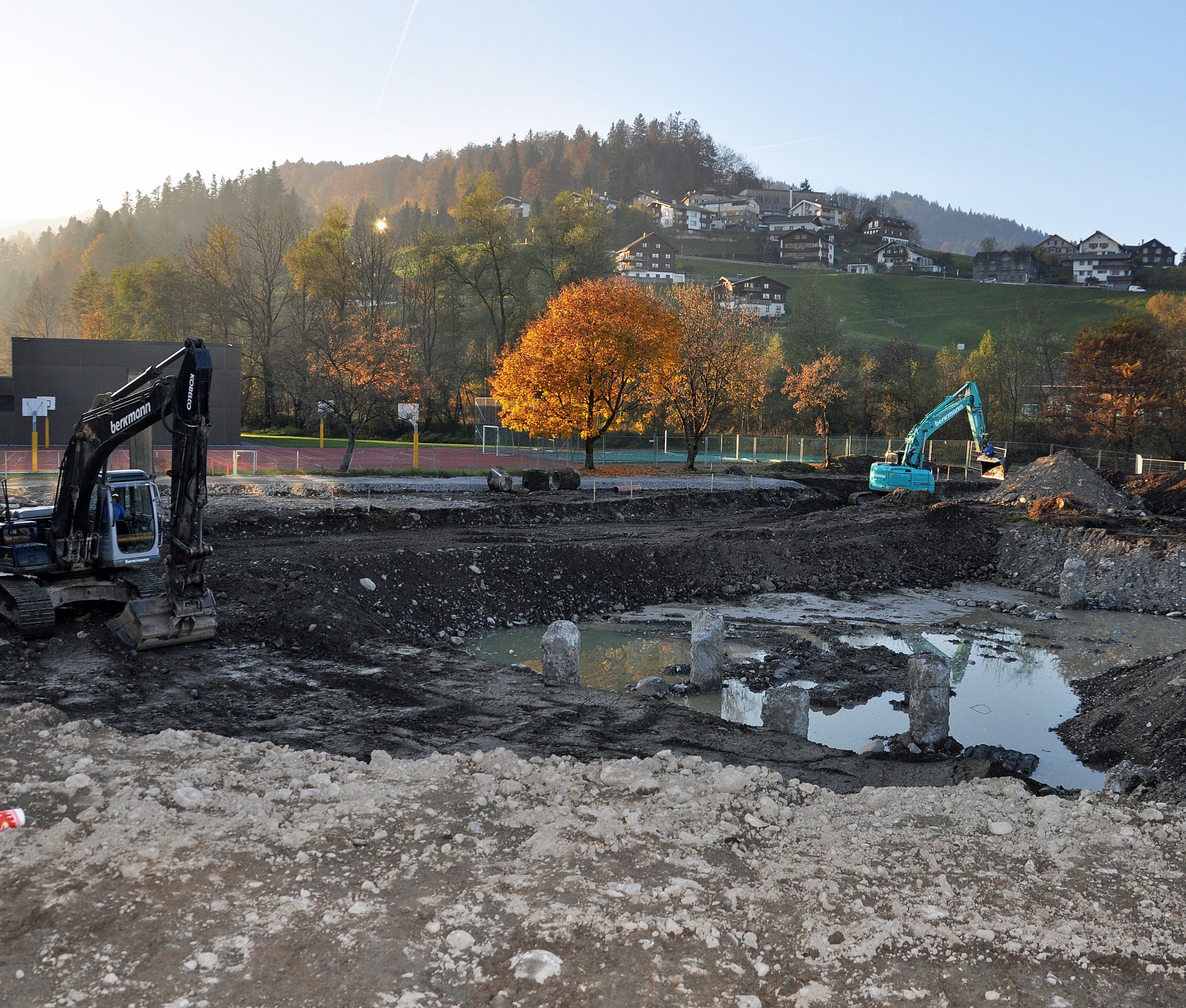 Hier entsteht bis zum Schuljahr 2018/19 die heue Mittelschule Egg. Hier entsteht bis zum Schuljahr 2018/19 die heue Mittelschule Egg.