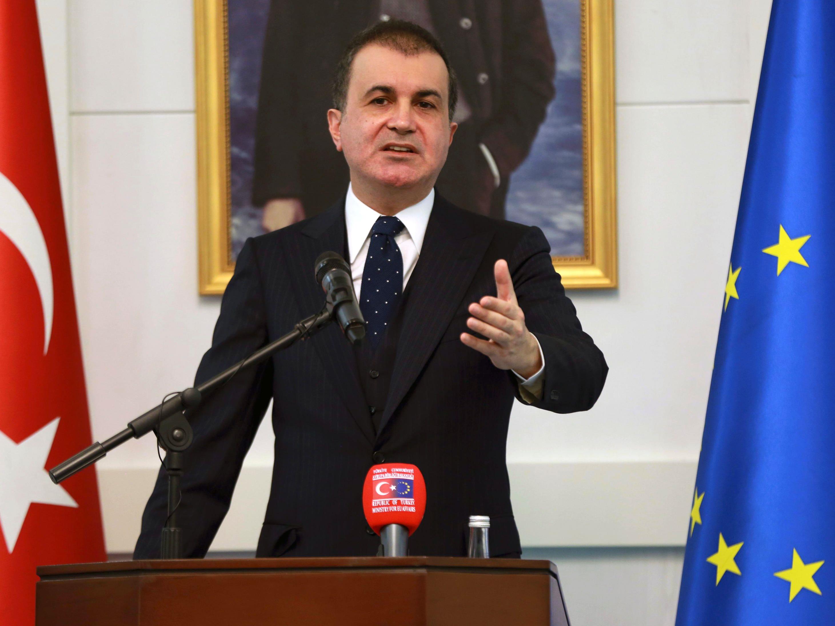 Der türkische Europaminister Celik weilt für Gespräche mit der EU in Brüssel.