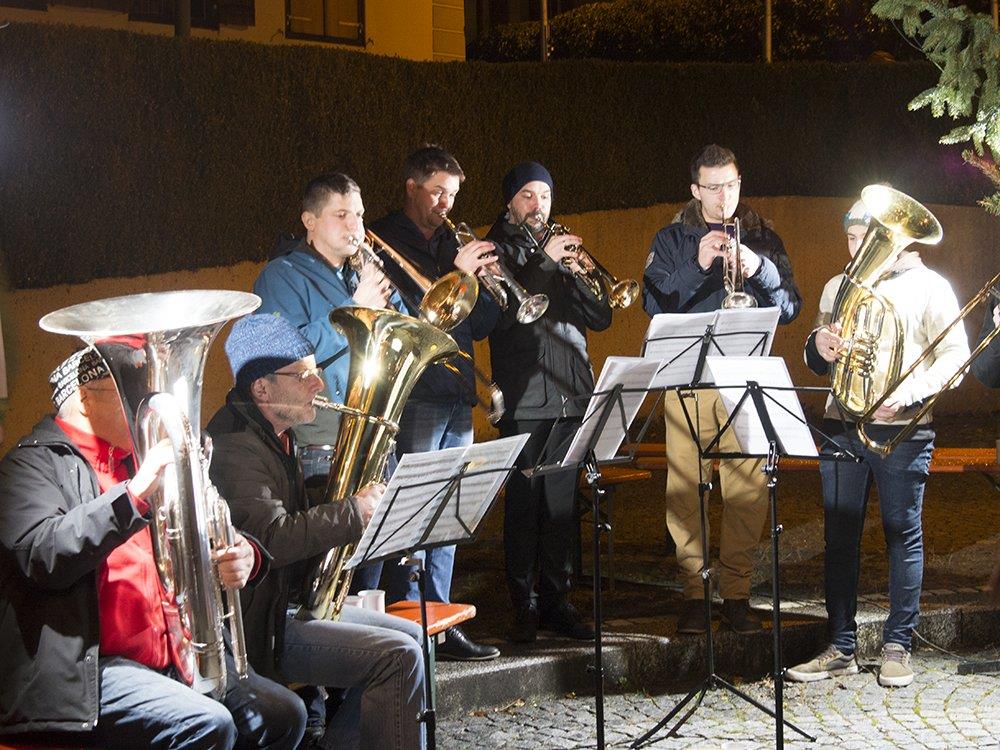 Brass band at the Advent Basar 2016