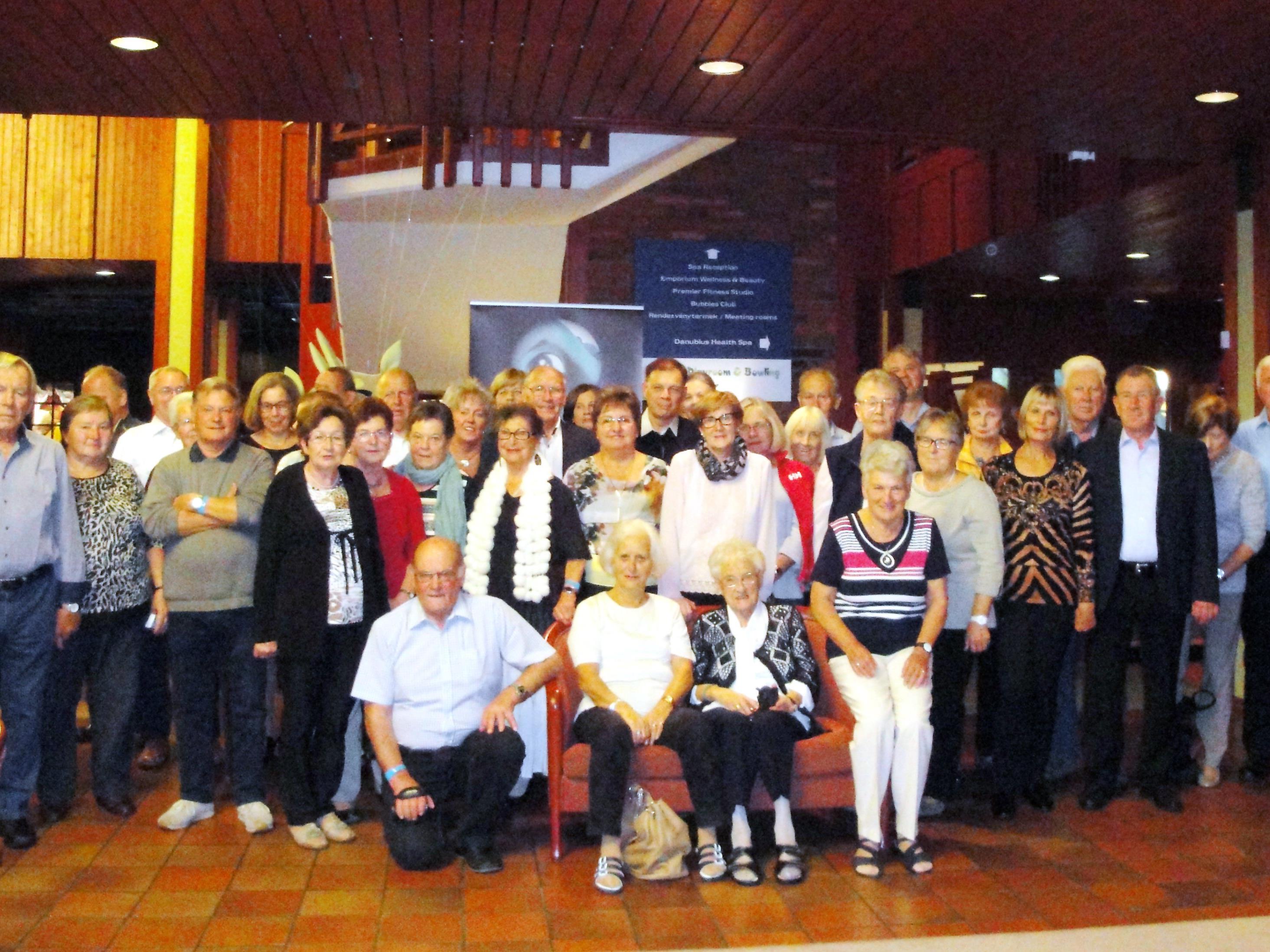 Die Seniorenbund Reisegruppe in Bad Bük beim Gruppenfoto