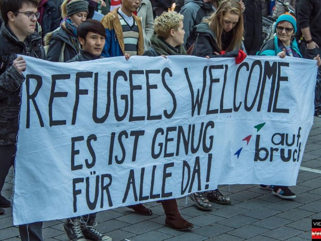 Die "Demonstration gegen Abschiebung" fand am Samstag statt. Die "Demonstration gegen Abschiebung" fand am Samstag statt.