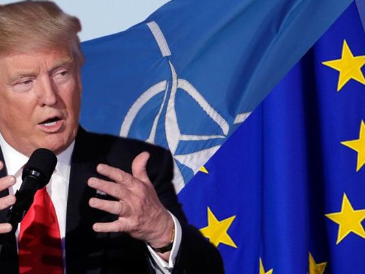 Die Wahl Donald Trumps zum 45. Präsidenten der Vereinigten Staaten von Amerika hat auch Auswirkungen auf die EU und die NATO. Die Wahl Donald Trumps zum 45. Präsidenten der Vereinigten Staaten von Amerika hat auch Auswirkungen auf die EU und die NATO.