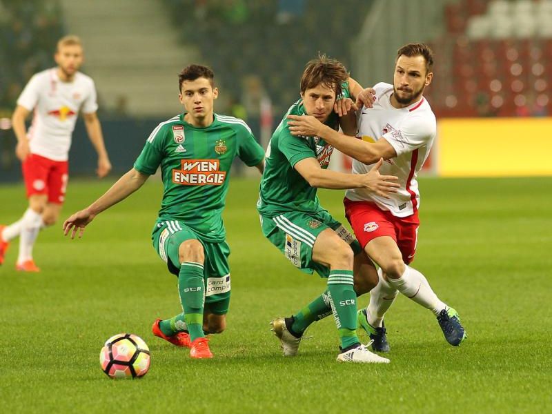 Rapid konnte sich am Sonntag gegen Salzburg nicht durchsetzen. Rapid konnte sich am Sonntag gegen Salzburg nicht durchsetzen.